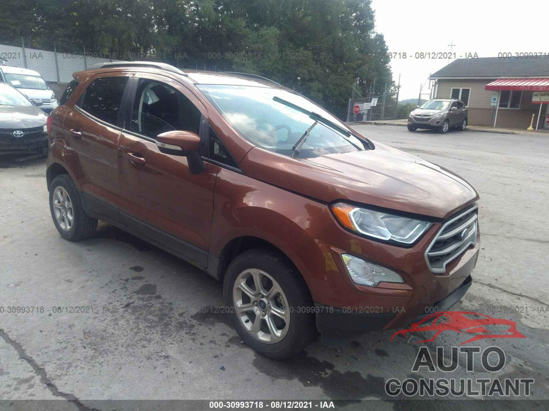 FORD ECOSPORT 2020 - MAJ6S3GL5LC363330