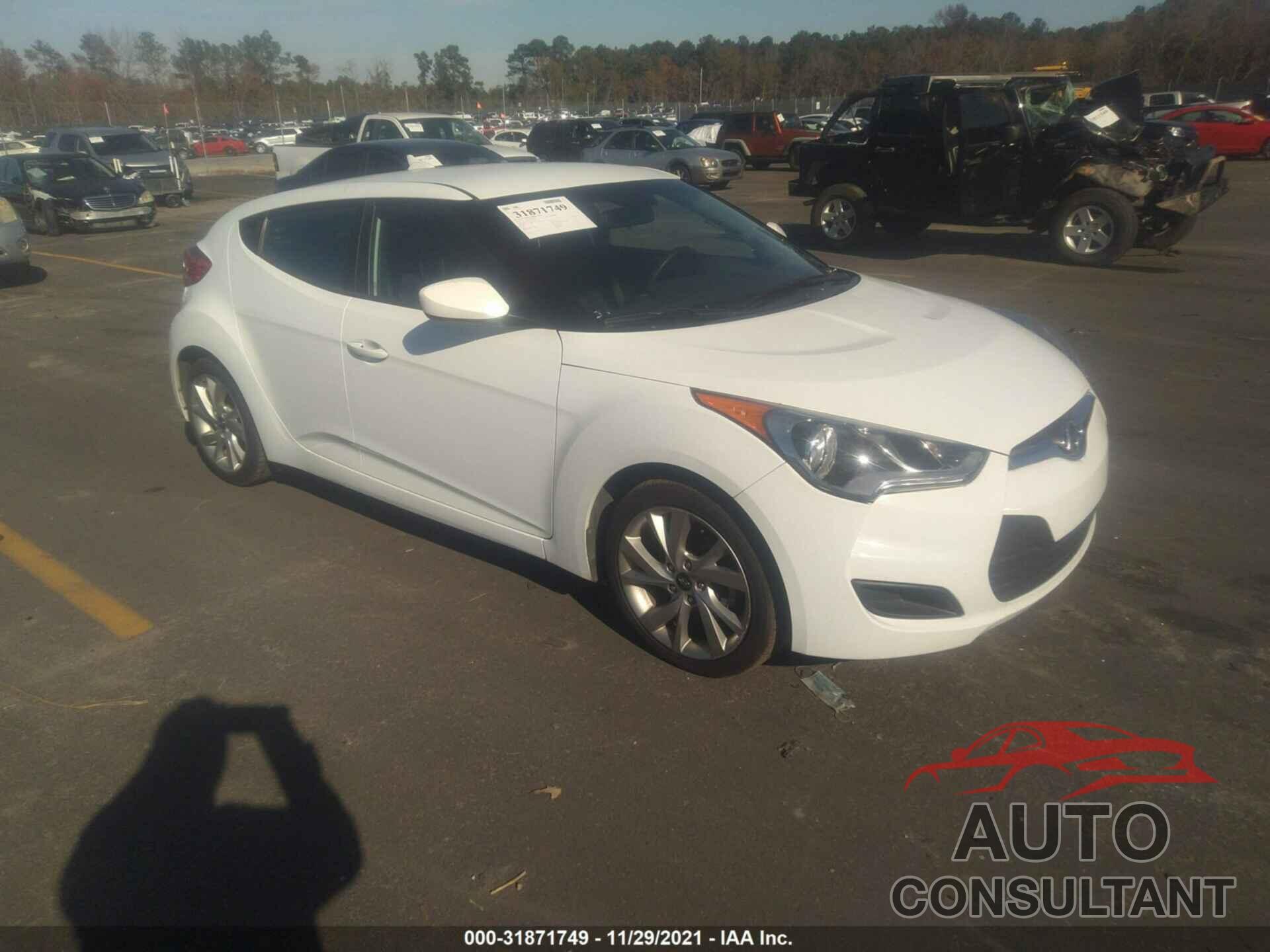 HYUNDAI VELOSTER 2016 - KMHTC6AD4GU257556