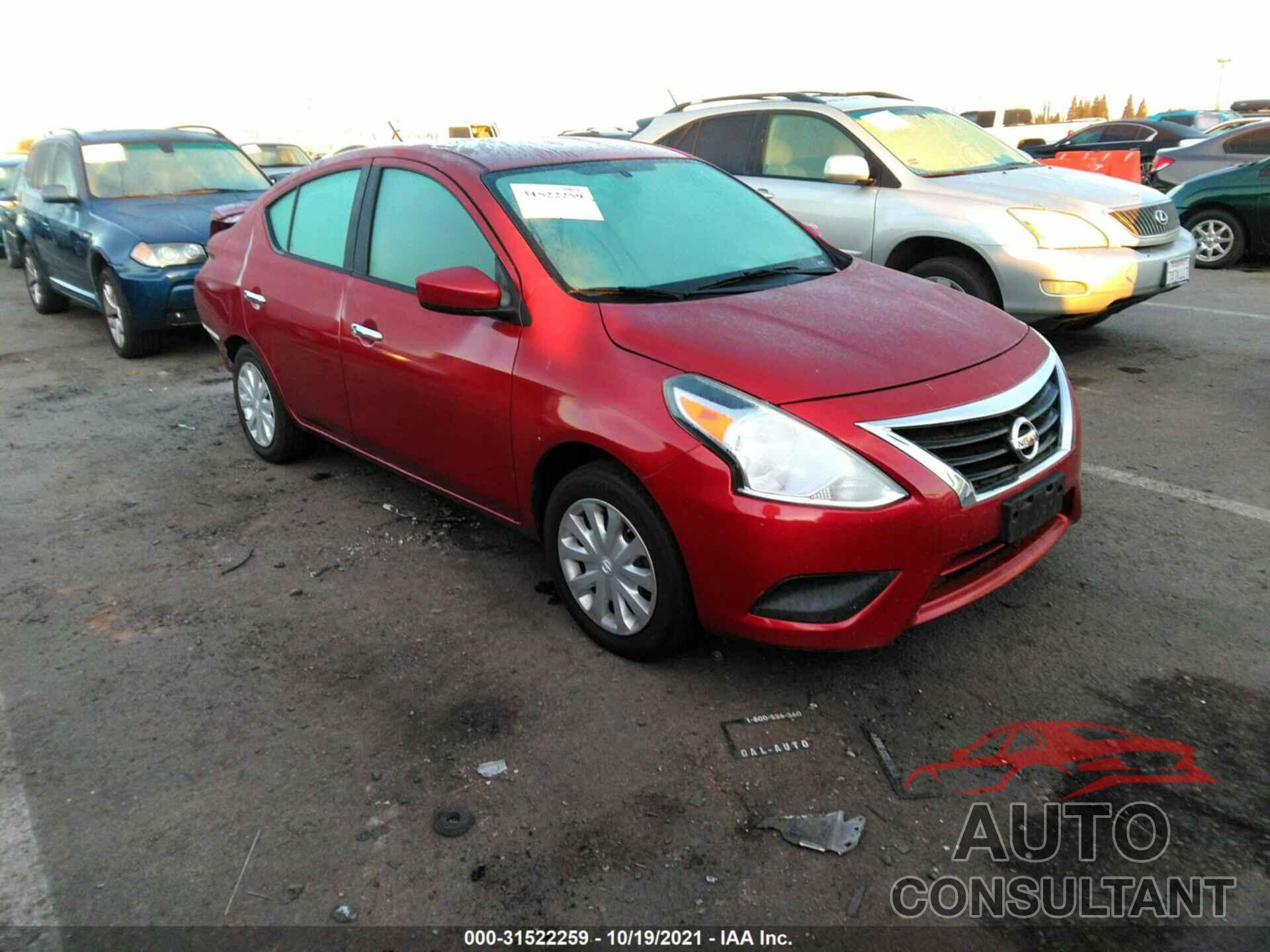 NISSAN VERSA 2016 - 3N1CN7AP0GL815222