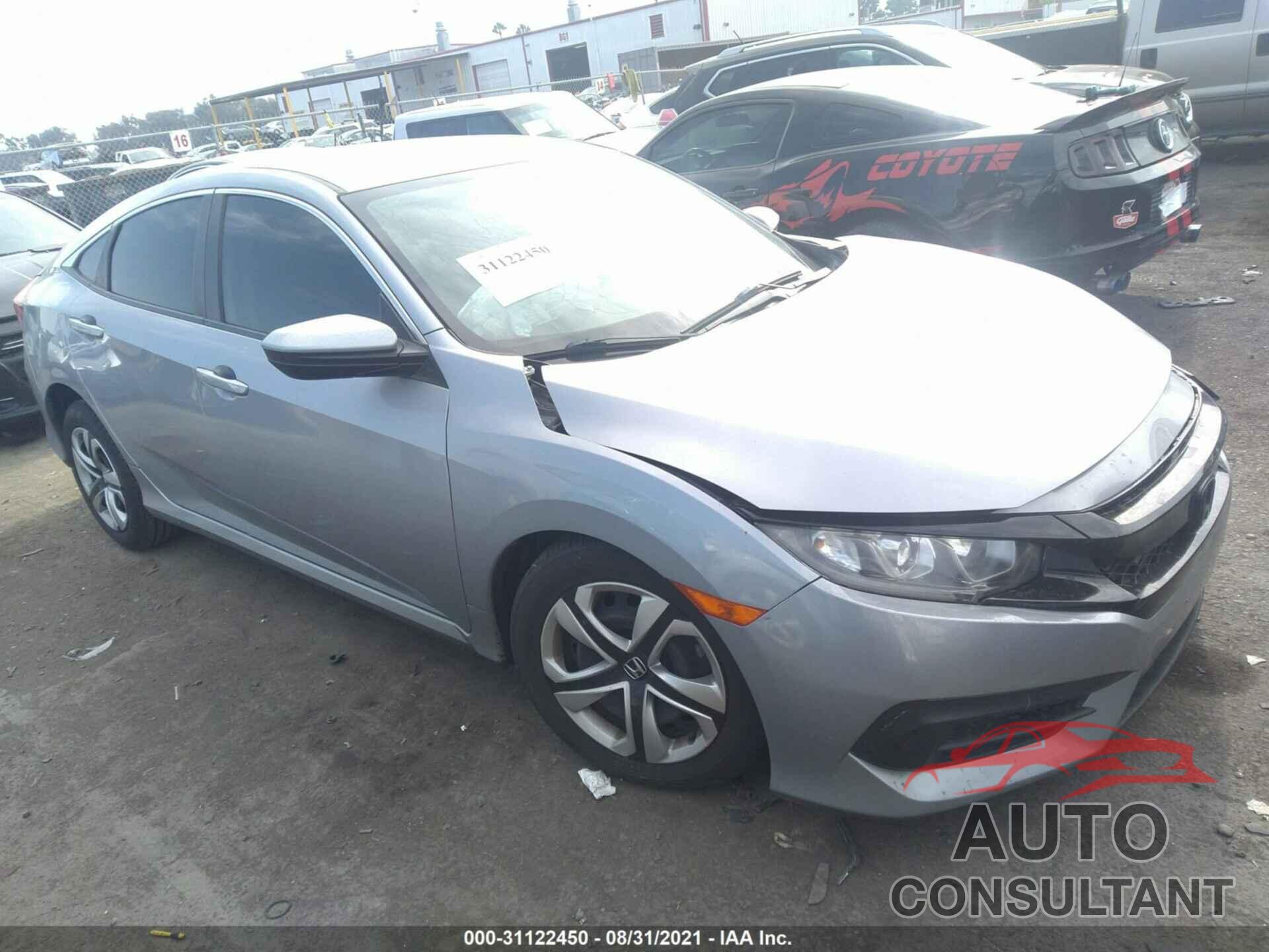 HONDA CIVIC SEDAN 2016 - 2HGFC2F58GH555608