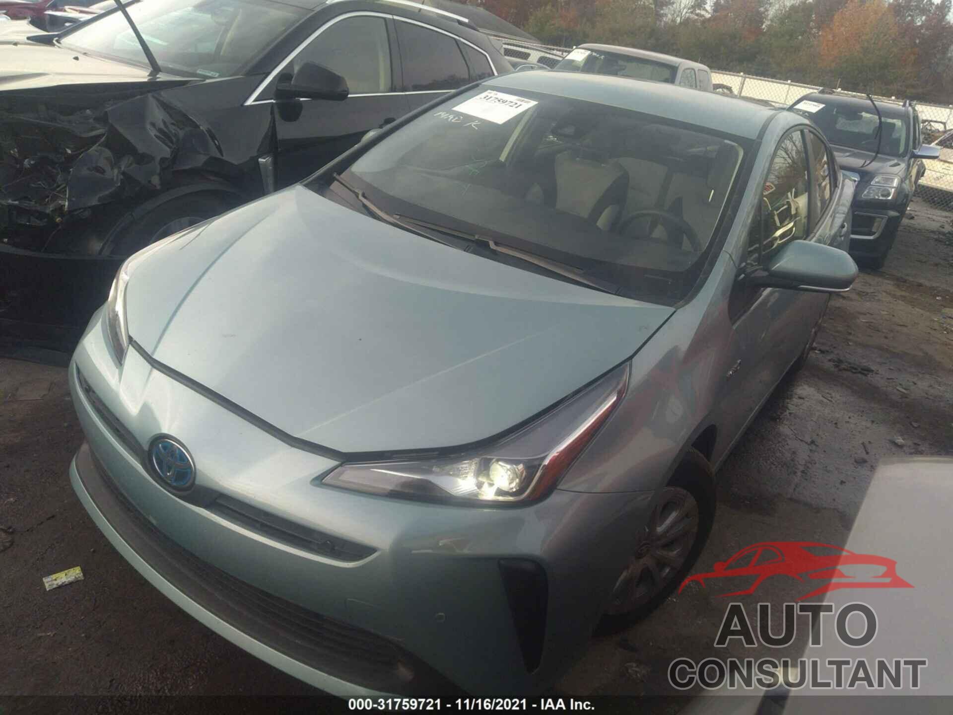 TOYOTA PRIUS 2021 - JTDKAMFU5M3133395