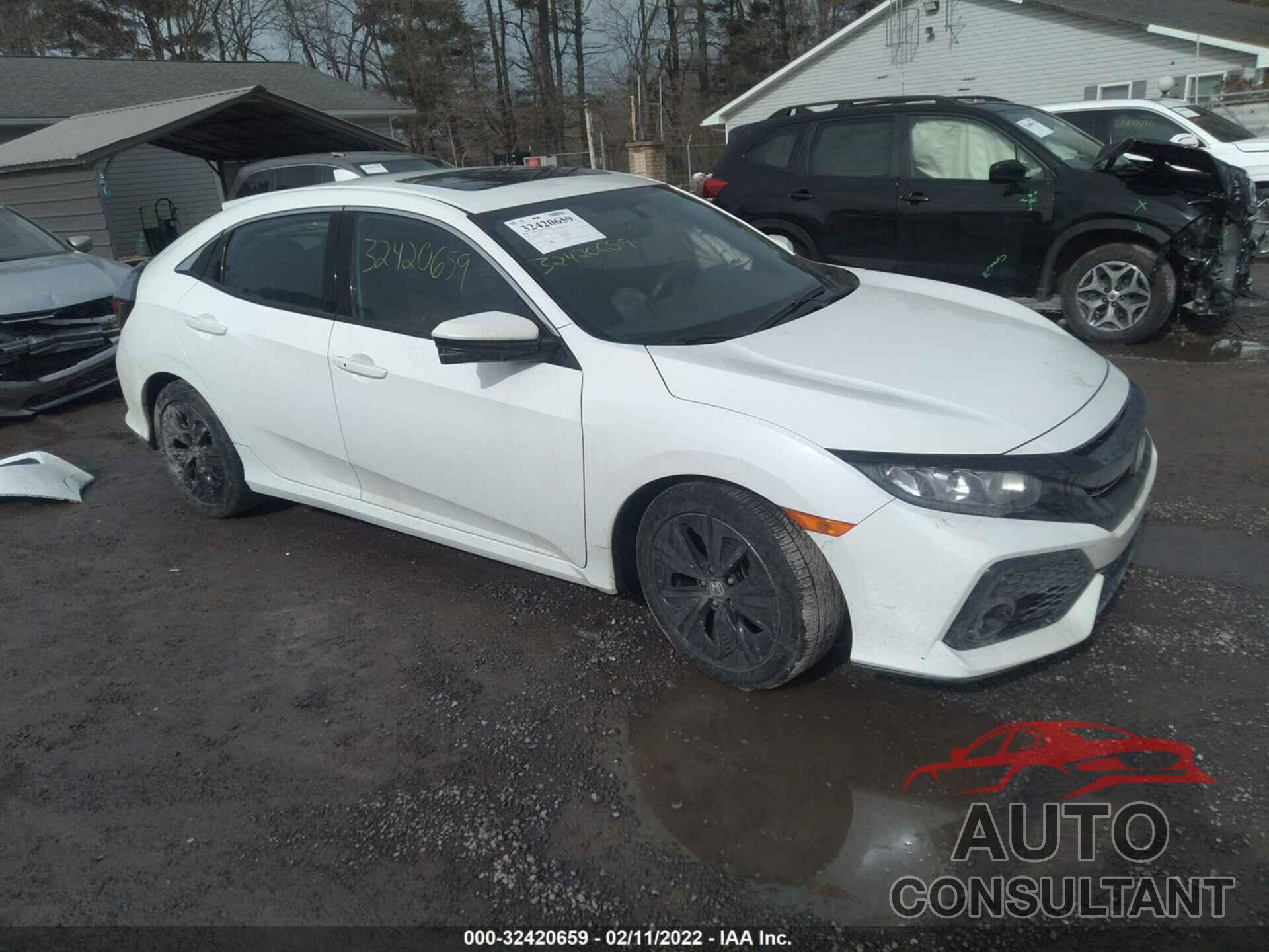 HONDA CIVIC HATCHBACK 2017 - SHHFK7H51HU232017