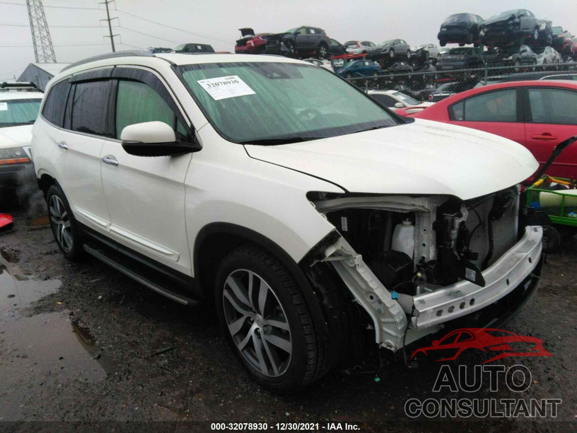 HONDA PILOT 2017 - 5FNYF6H01HB058477