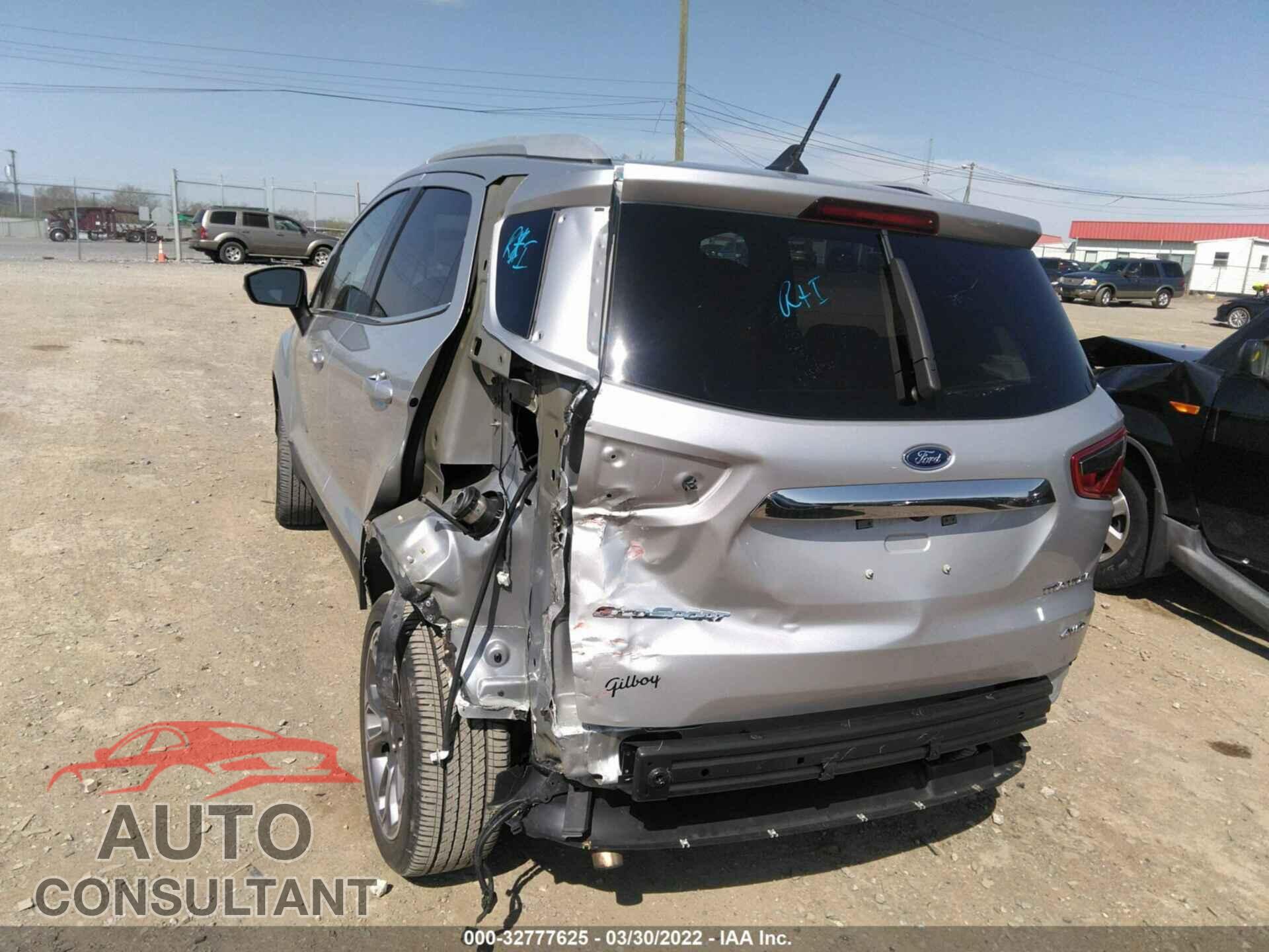 FORD ECOSPORT 2020 - MAJ6S3KL3LC341253