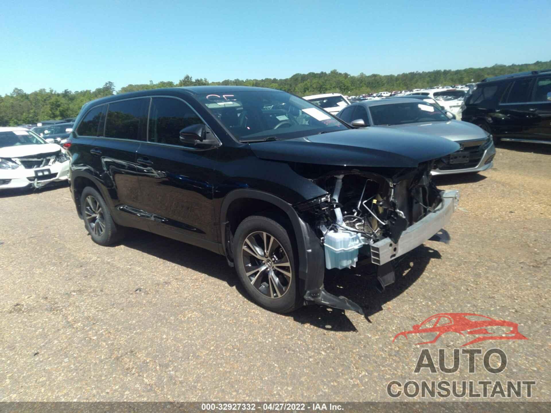 TOYOTA HIGHLANDER 2019 - 5TDZARFH8KS041949