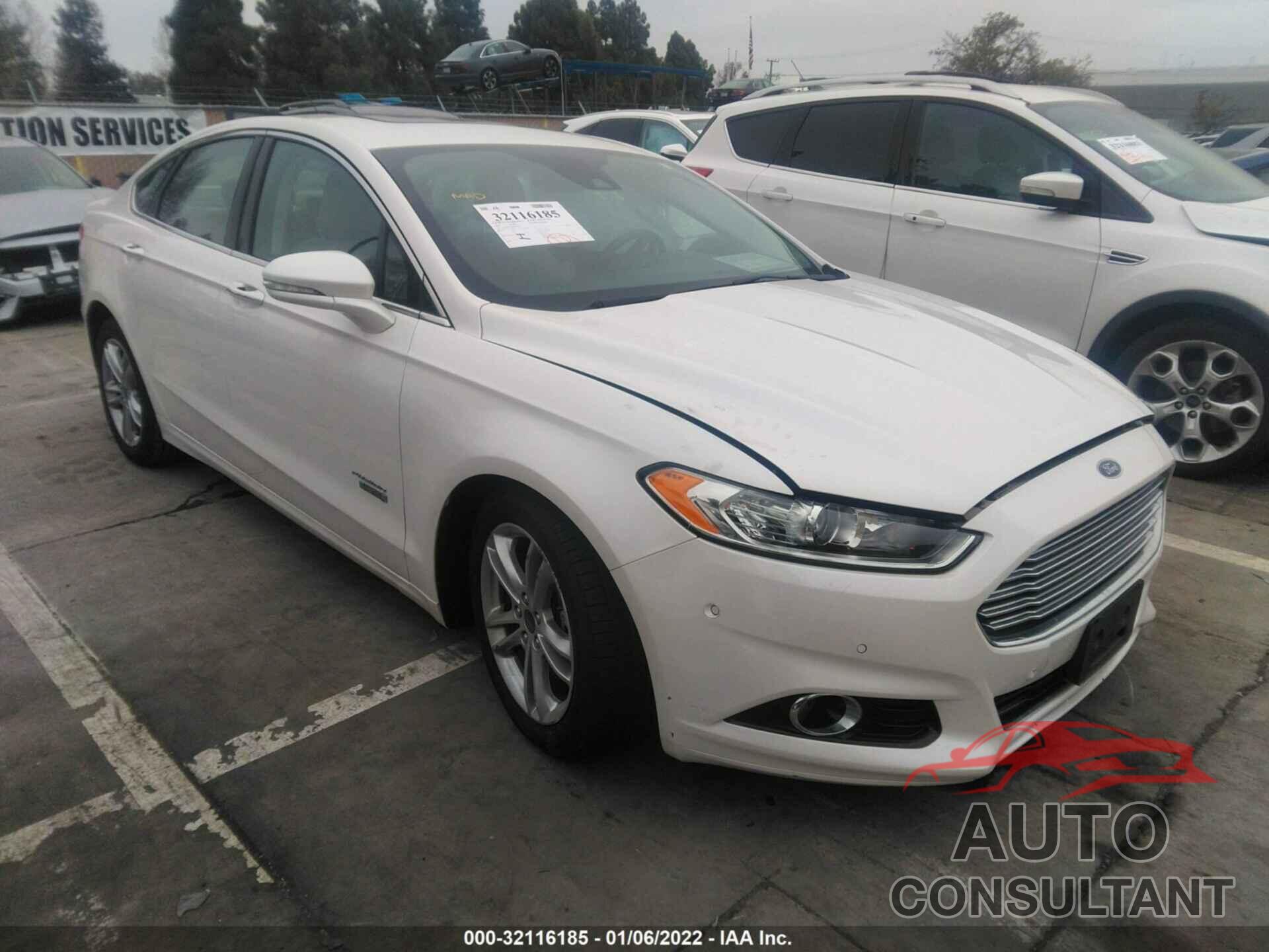 FORD FUSION ENERGI 2016 - 3FA6P0SU6GR134582