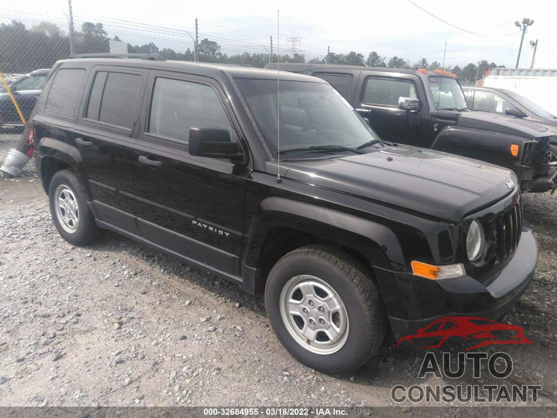 JEEP PATRIOT 2017 - 1C4NJPBA8HD131991