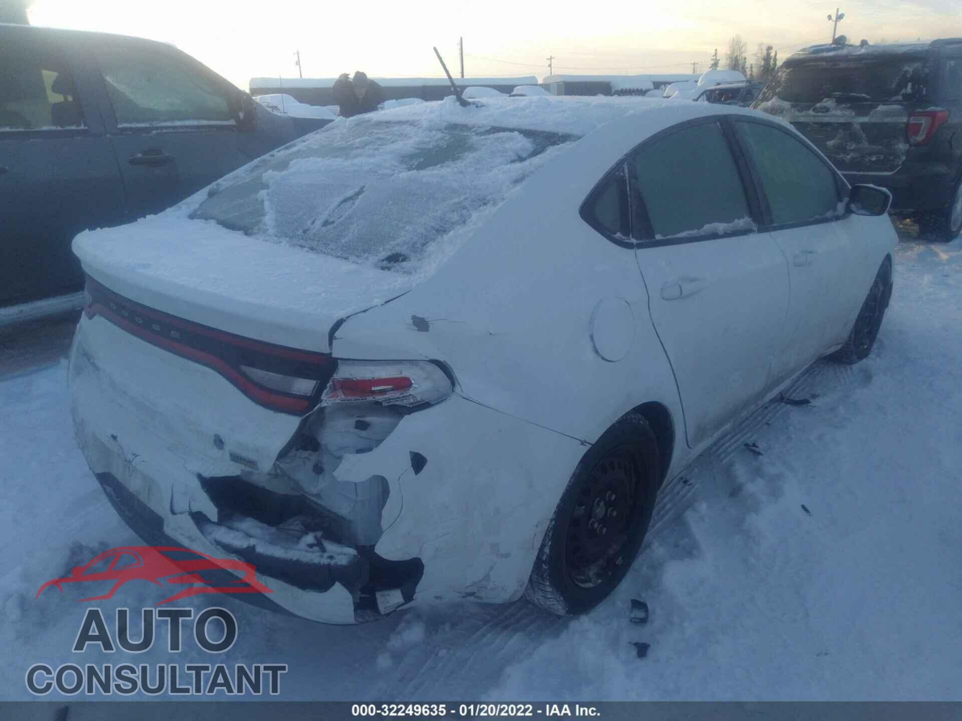 DODGE DART 2016 - 1C3CDFAA9GD717077