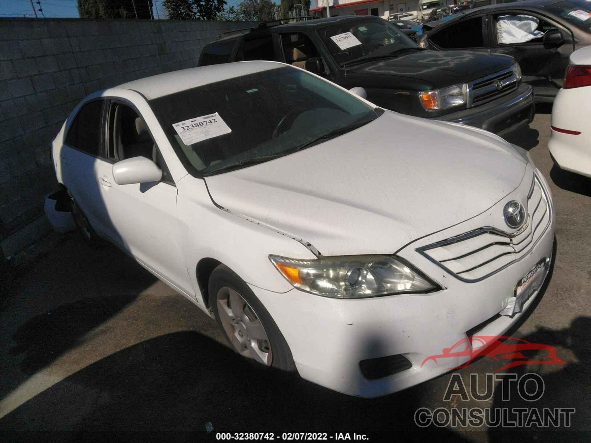 TOYOTA CAMRY 2011 - 4T1BF3EK9BU590080