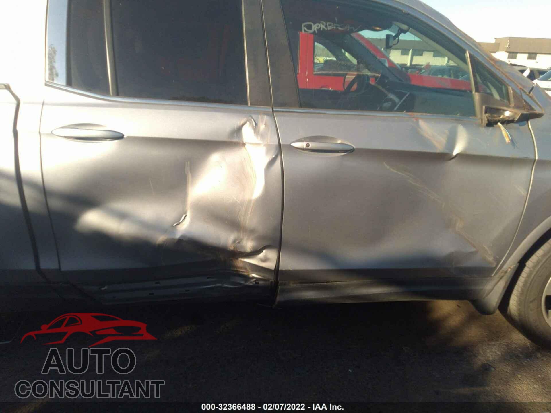 HONDA RIDGELINE 2017 - 5FPYK2F67HB004359