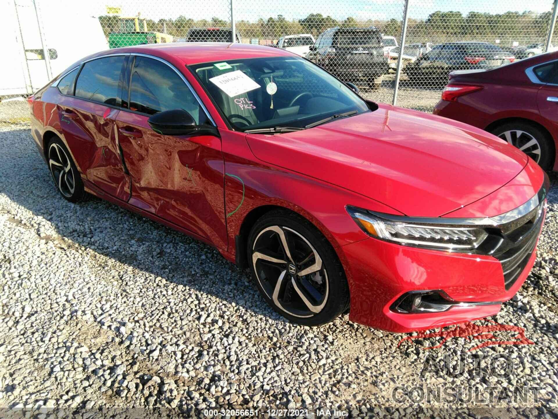 HONDA ACCORD SEDAN 2021 - 1HGCV1F41MA079954