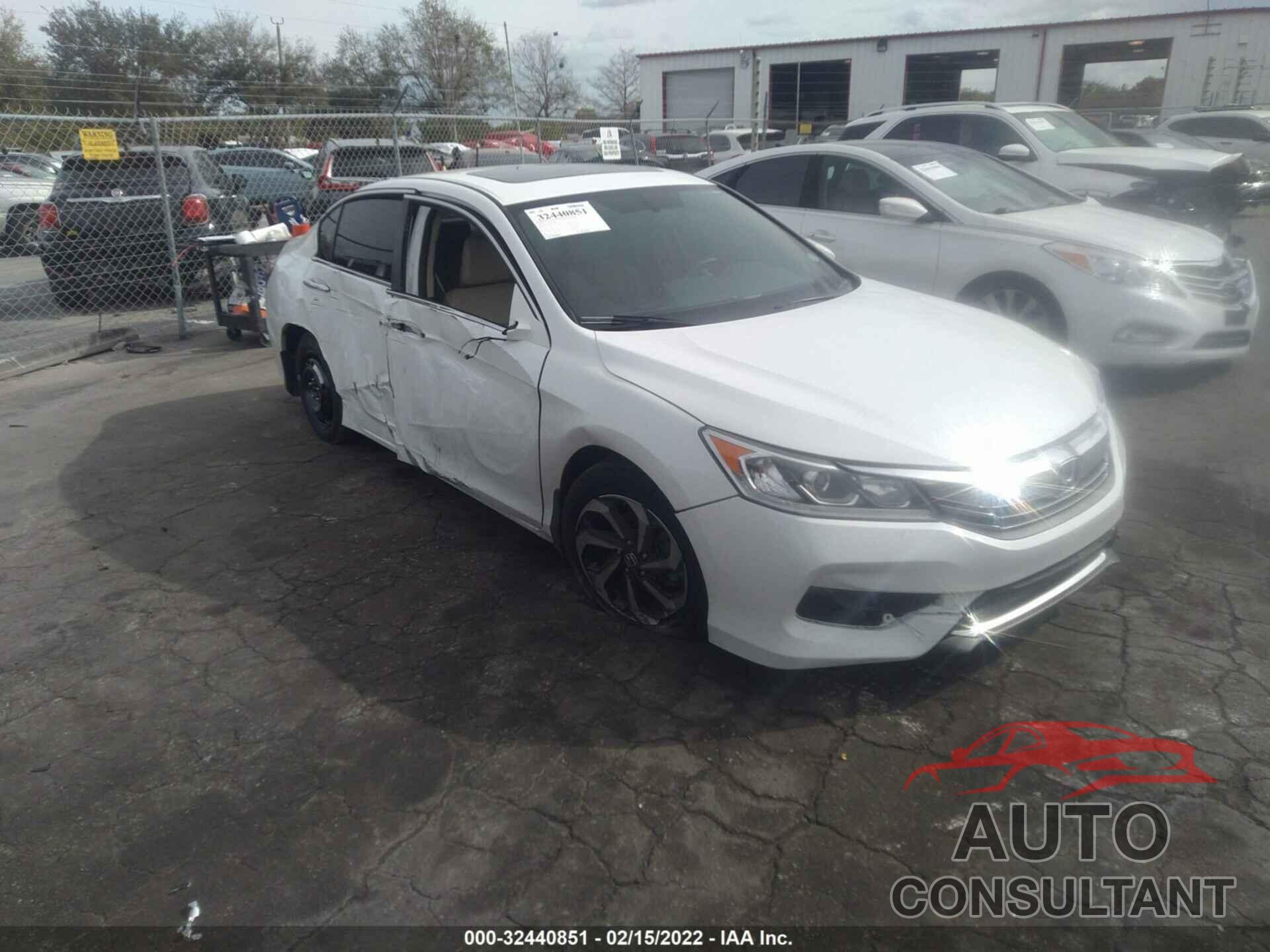 HONDA ACCORD SEDAN 2016 - 1HGCR2F85GA031634