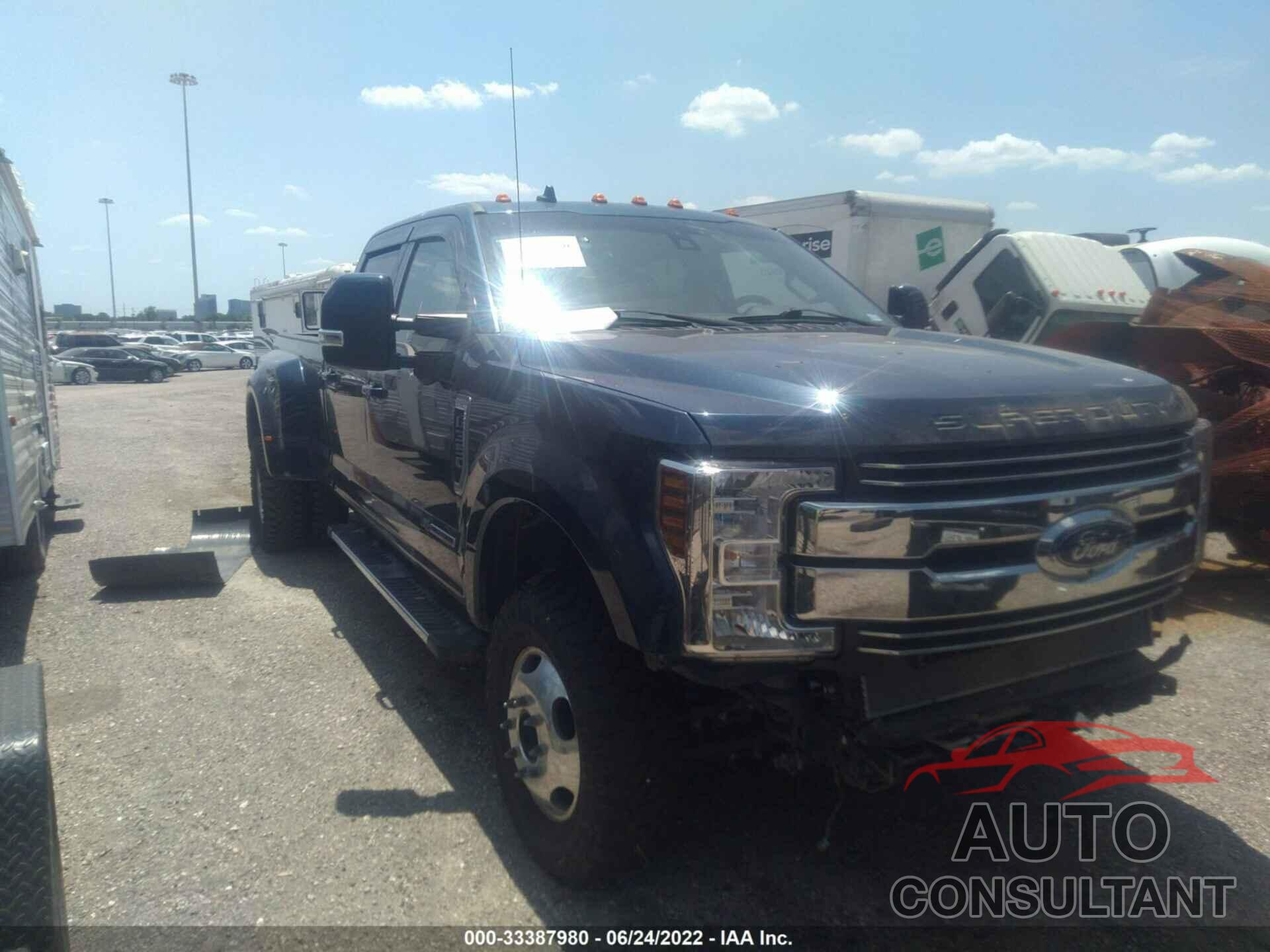 FORD SUPER DUTY F-350 DRW 2019 - 1FT8W3DT3KEE40162