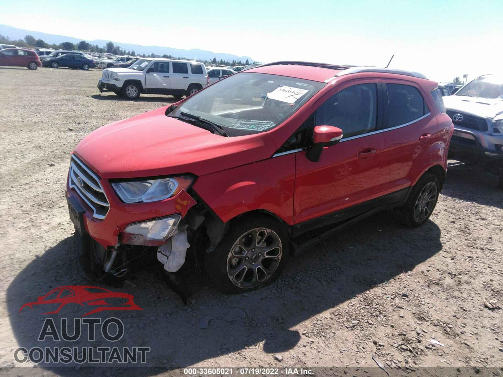 FORD ECOSPORT 2019 - MAJ6S3KL7KC302955