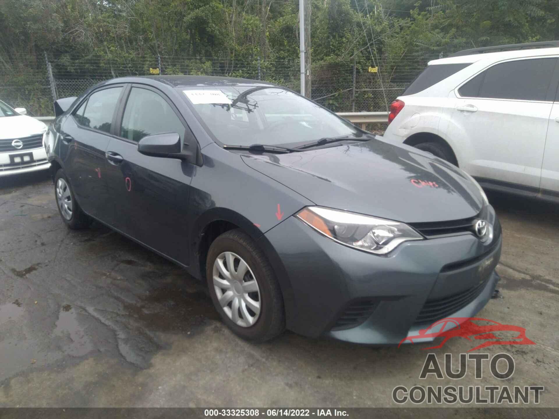 TOYOTA COROLLA 2016 - 2T1BURHE6GC694341