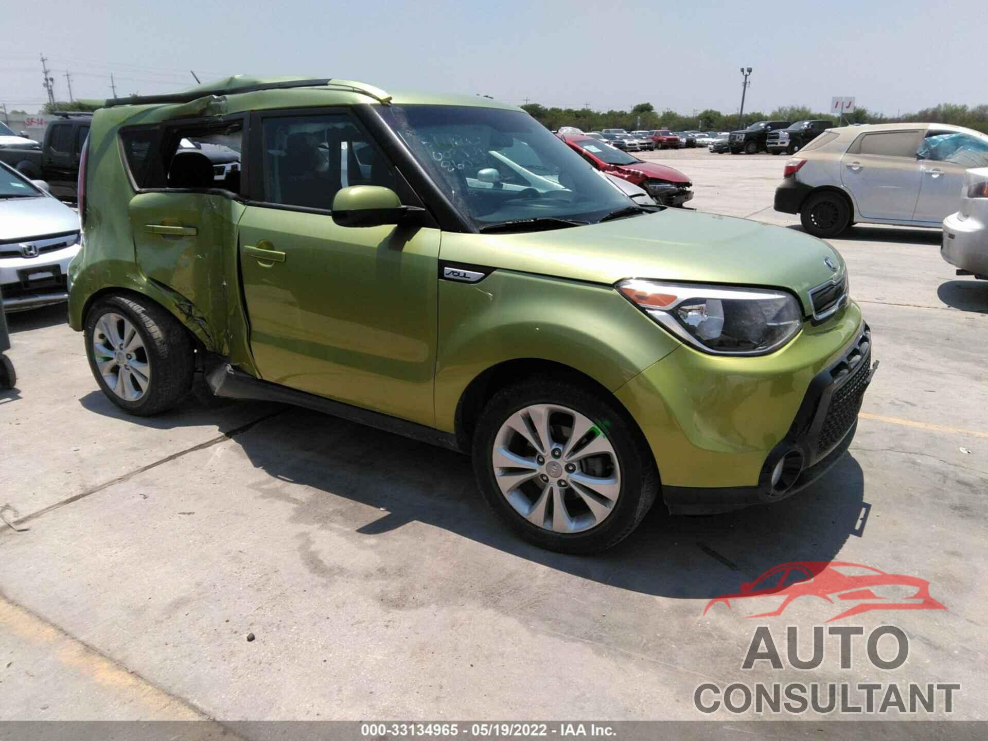 KIA SOUL 2016 - KNDJP3A58G7860371