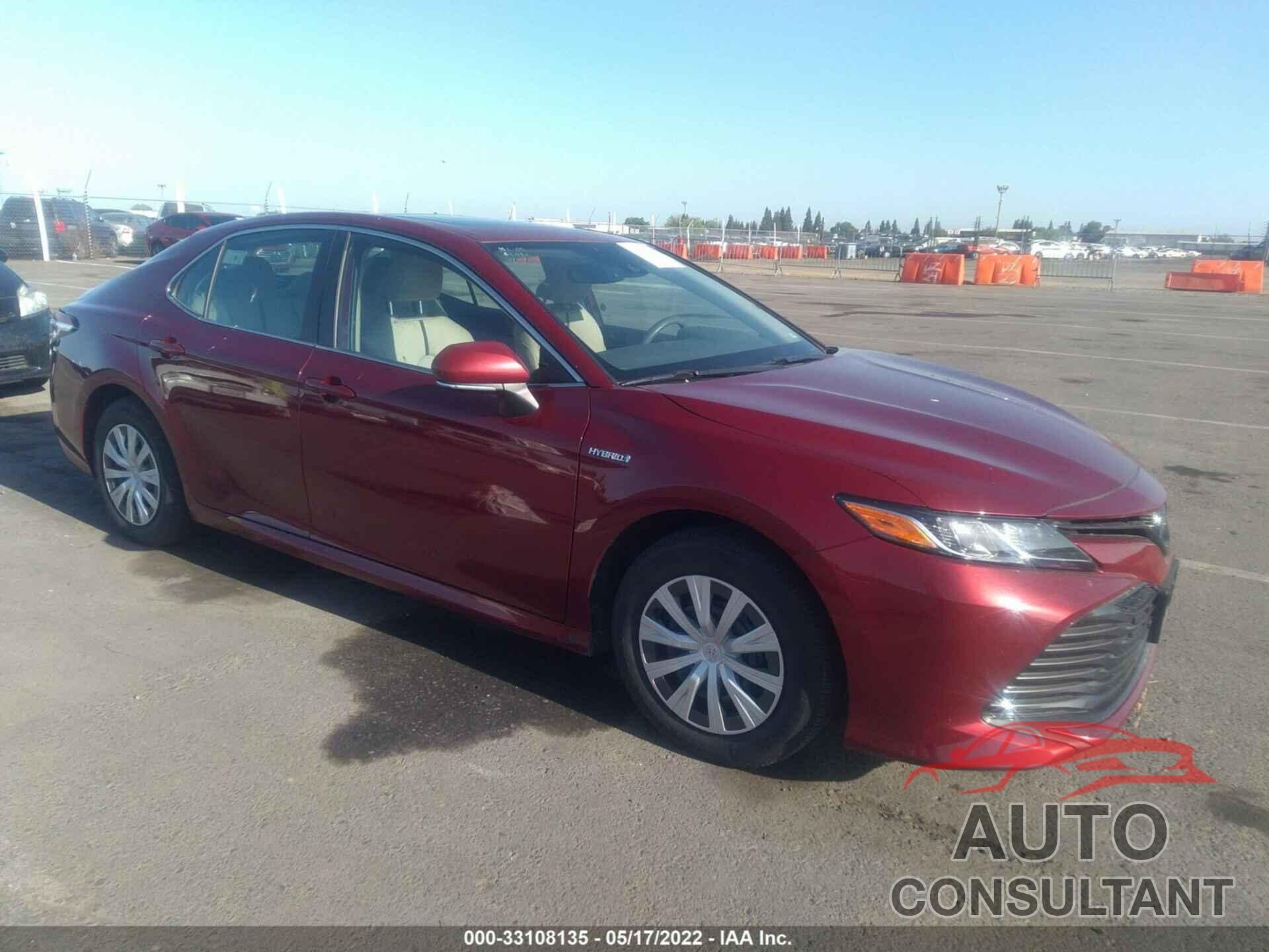 TOYOTA CAMRY 2019 - 4T1B31HK5KU510847