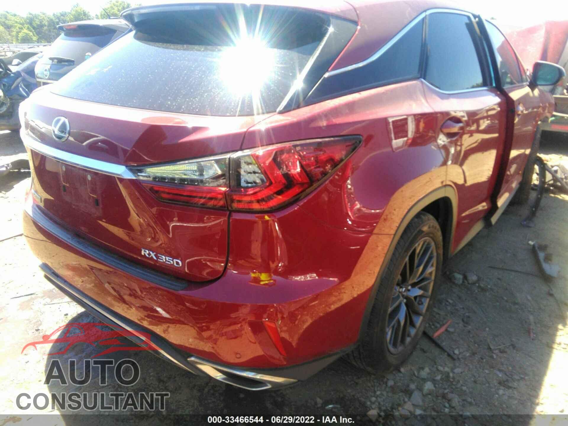 LEXUS RX 2017 - 2T2ZZMCA7HC046351
