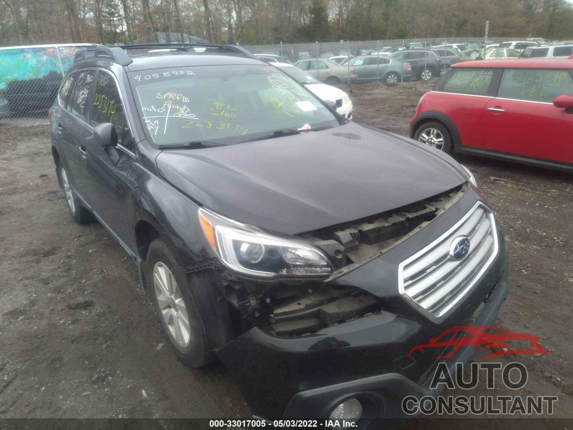 SUBARU OUTBACK 2017 - 4S4BSAAC5H3365829