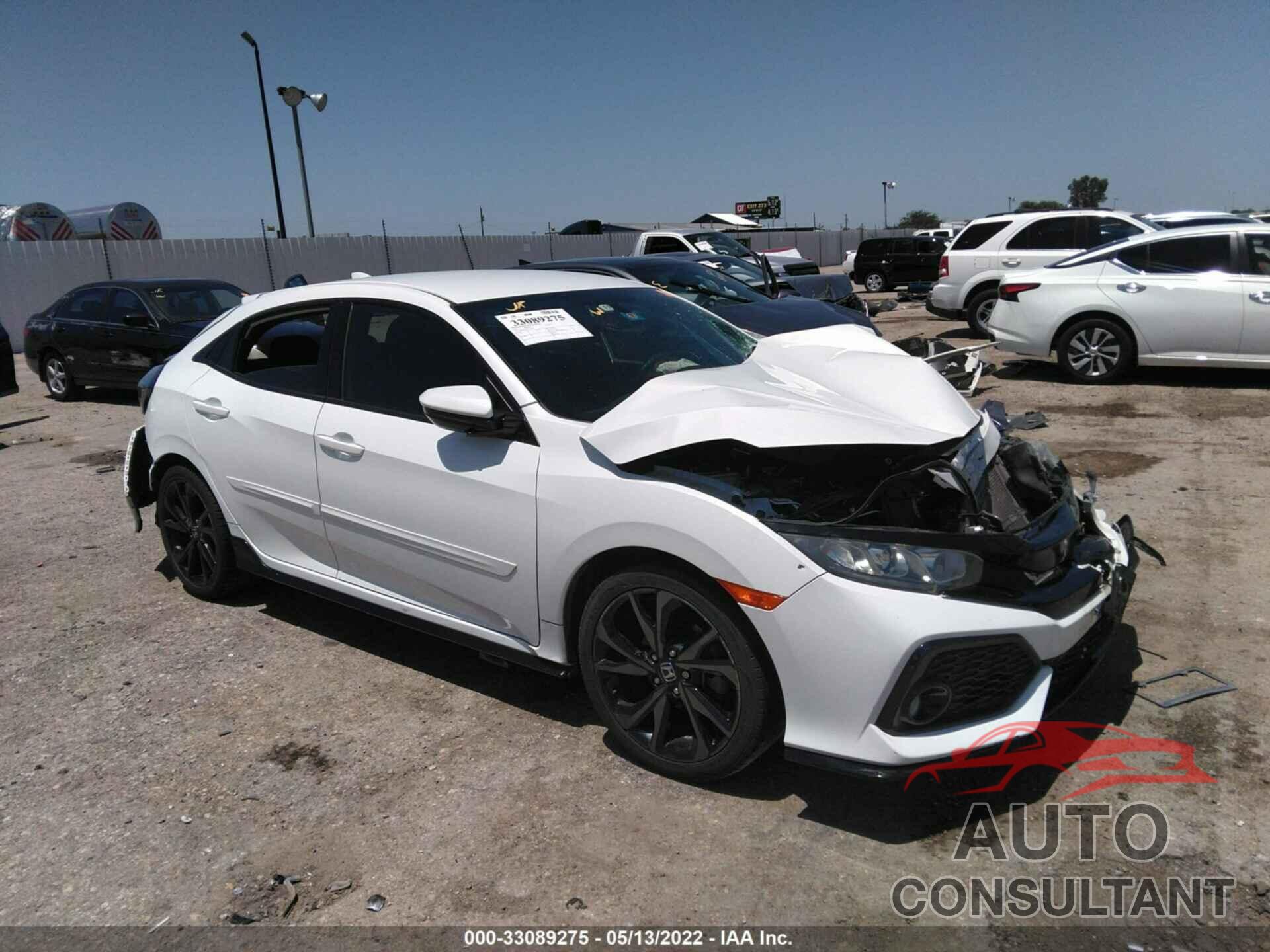 HONDA CIVIC HATCHBACK 2017 - SHHFK7H47HU211597