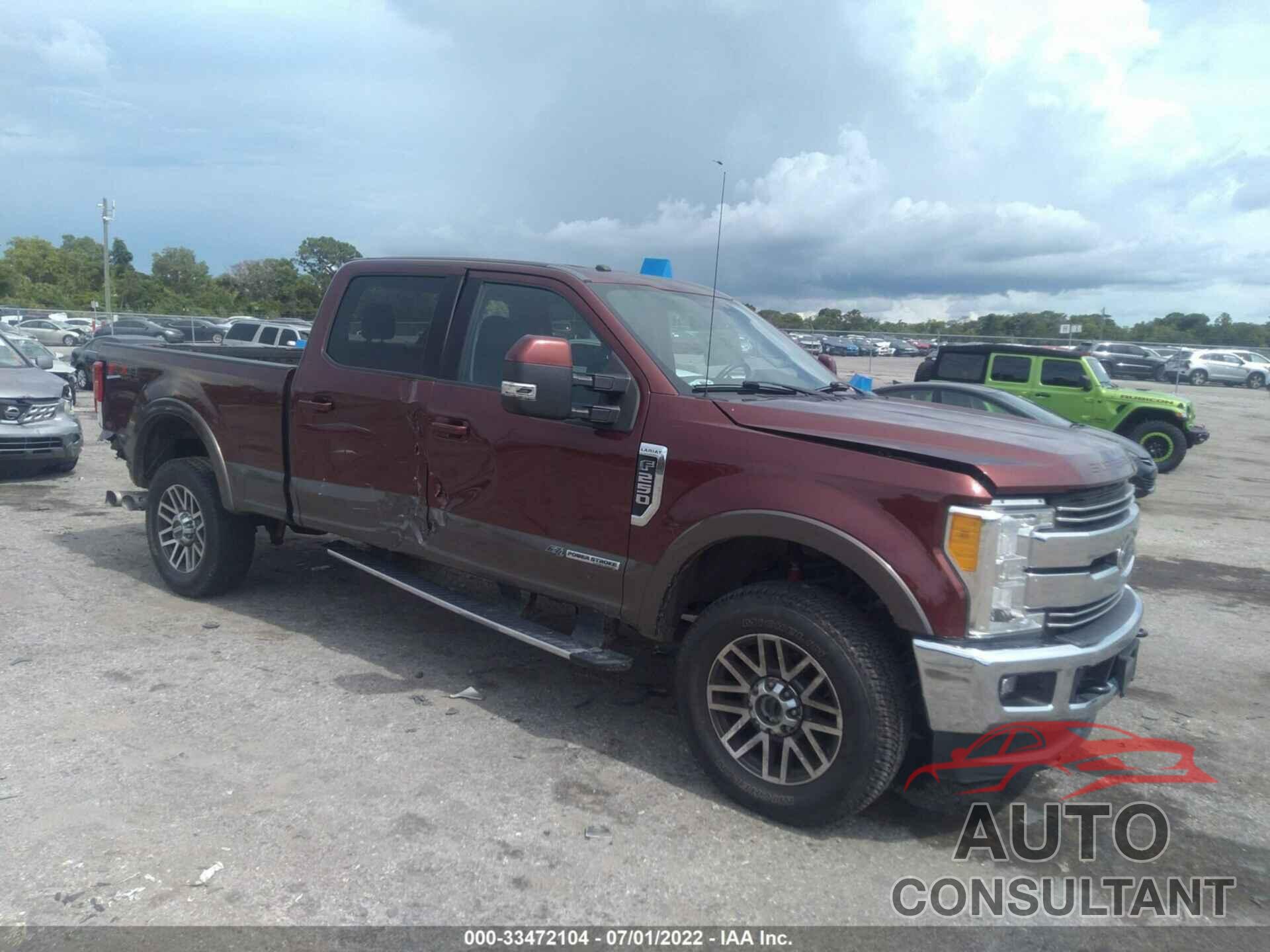 FORD SUPER DUTY F-250 SRW 2017 - 1FT7W2BT7HED15621