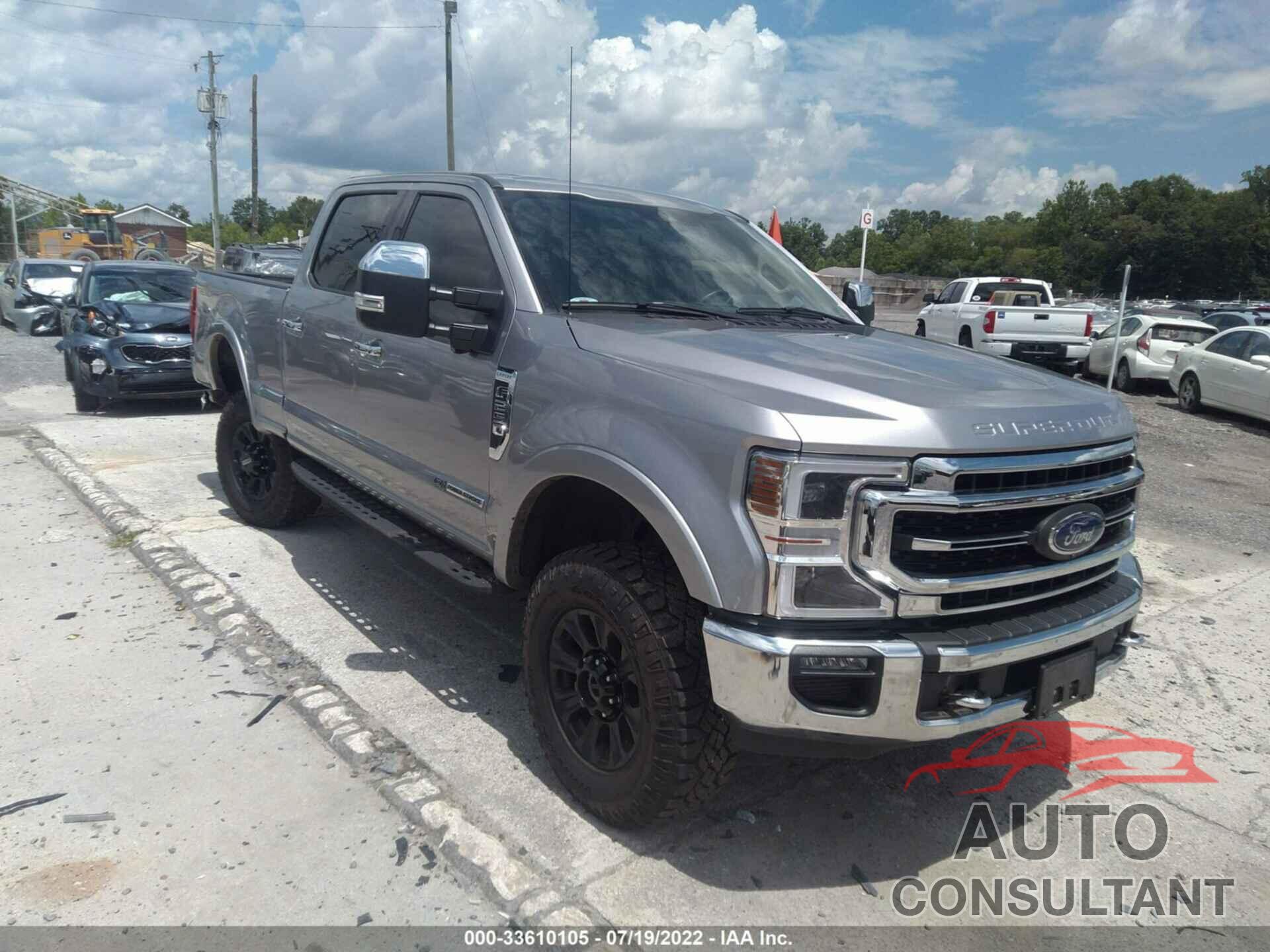 FORD SUPER DUTY F-250 SRW 2020 - 1FT8W2BT1LEE41504