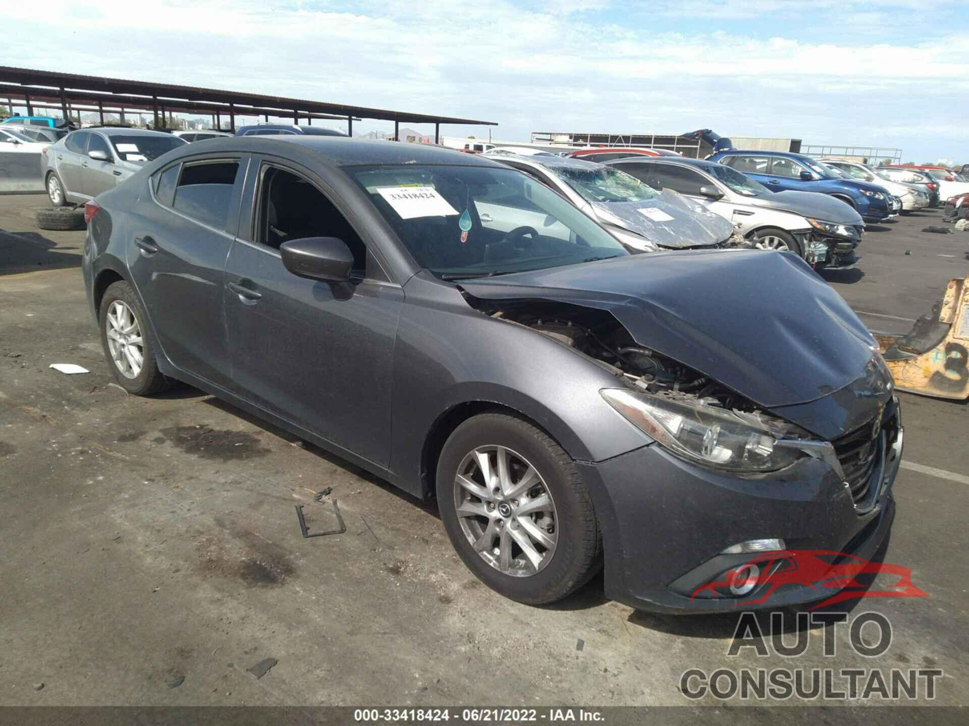 MAZDA MAZDA3 2016 - JM1BM1U75G1335706