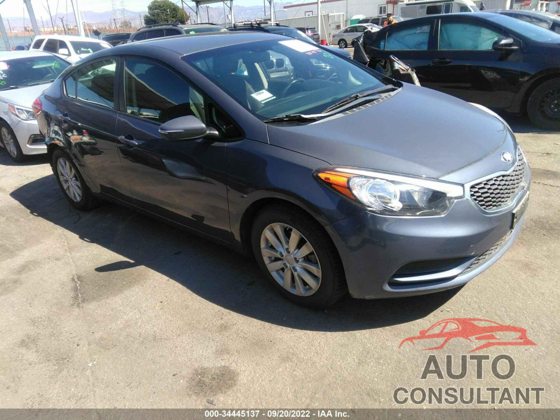 KIA FORTE 2016 - KNAFX4A69G5558584