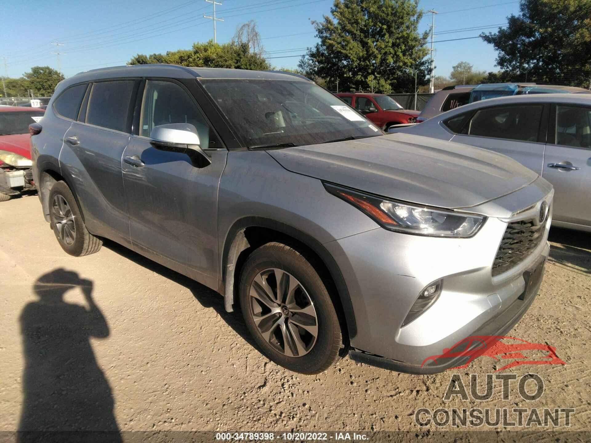 TOYOTA HIGHLANDER 2020 - 5TDGZRBH8LS016654