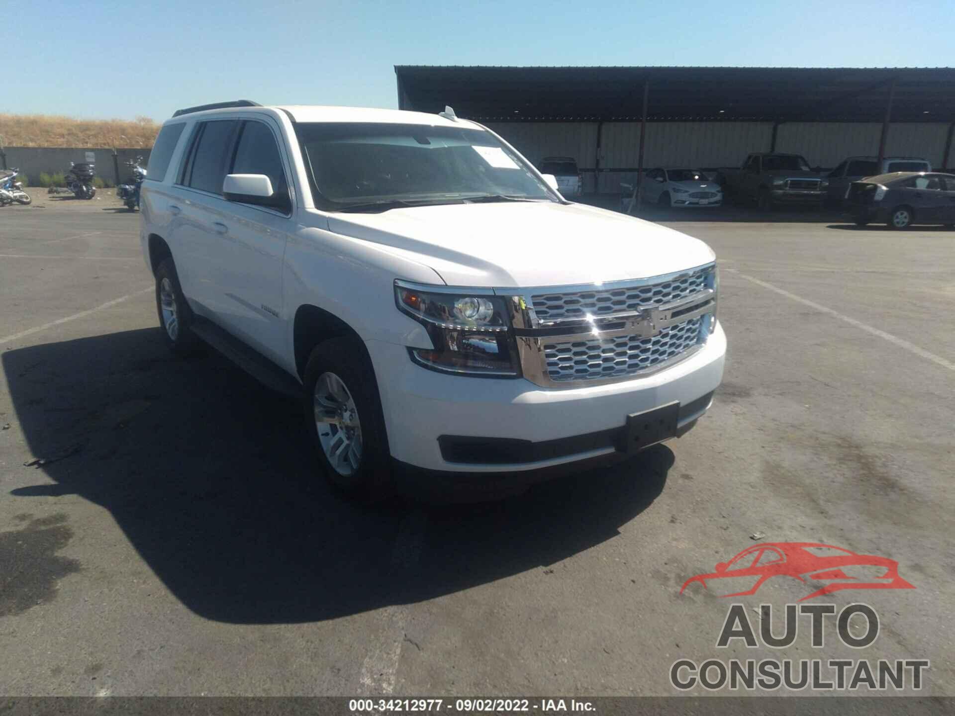 CHEVROLET TAHOE 2019 - 1GNSCAKC3KR321386