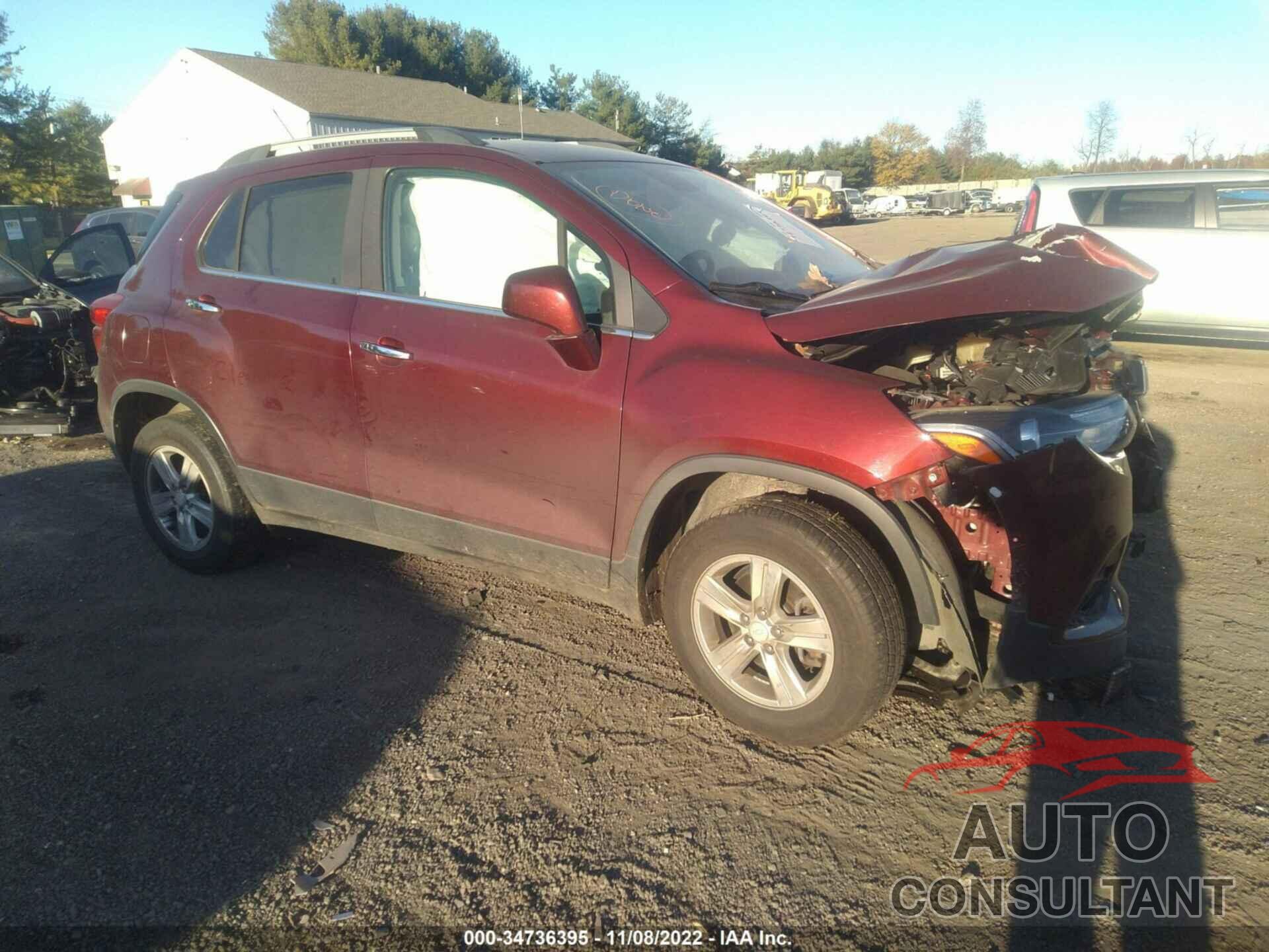 CHEVROLET TRAX 2017 - 3GNCJPSBXHL186573