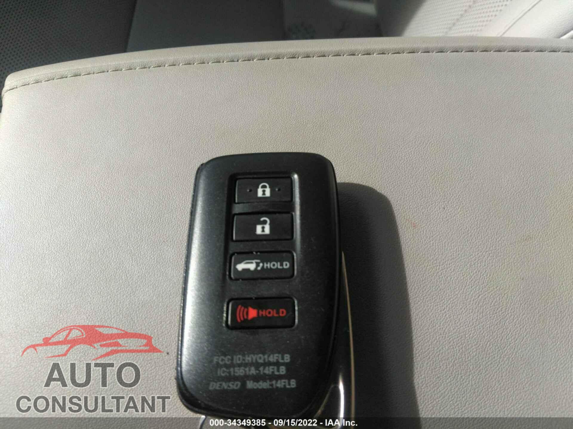 LEXUS RX 2021 - 2T2HZMAA4MC201558