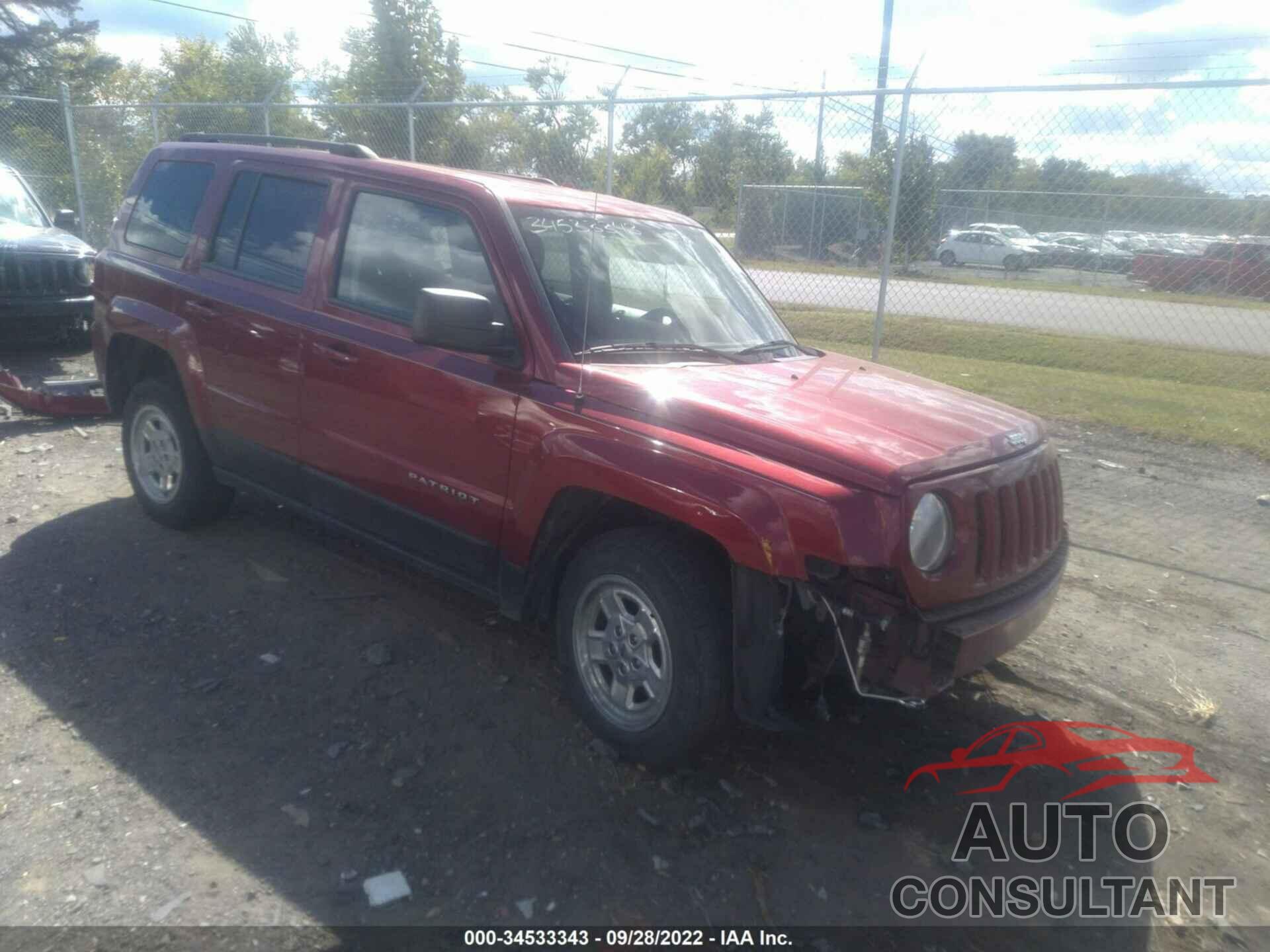 JEEP PATRIOT 2015 - 1C4NJRBB9FD206487