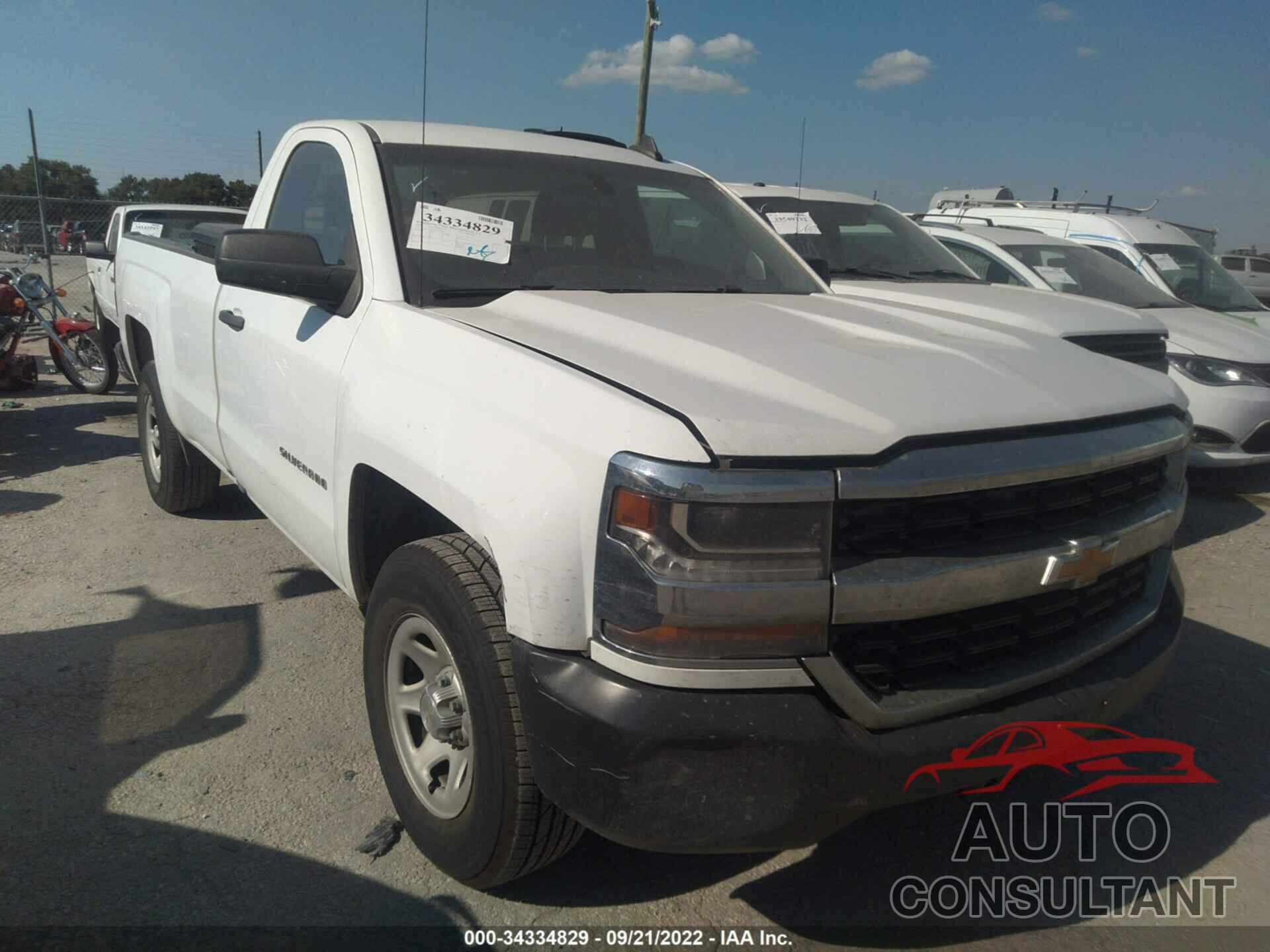 CHEVROLET SILVERADO 1500 2016 - 1GCNCNEC7GZ397287