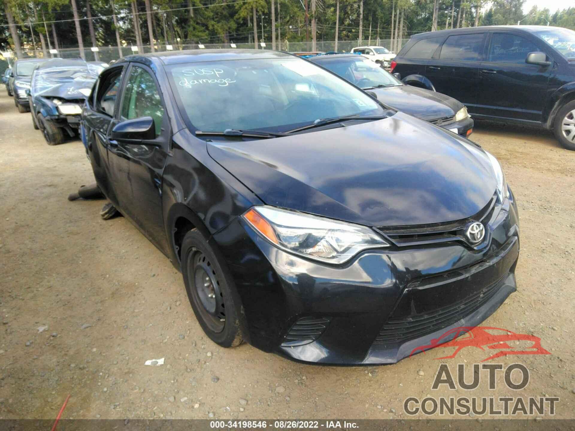 TOYOTA COROLLA 2016 - 2T1BURHE9GC483845