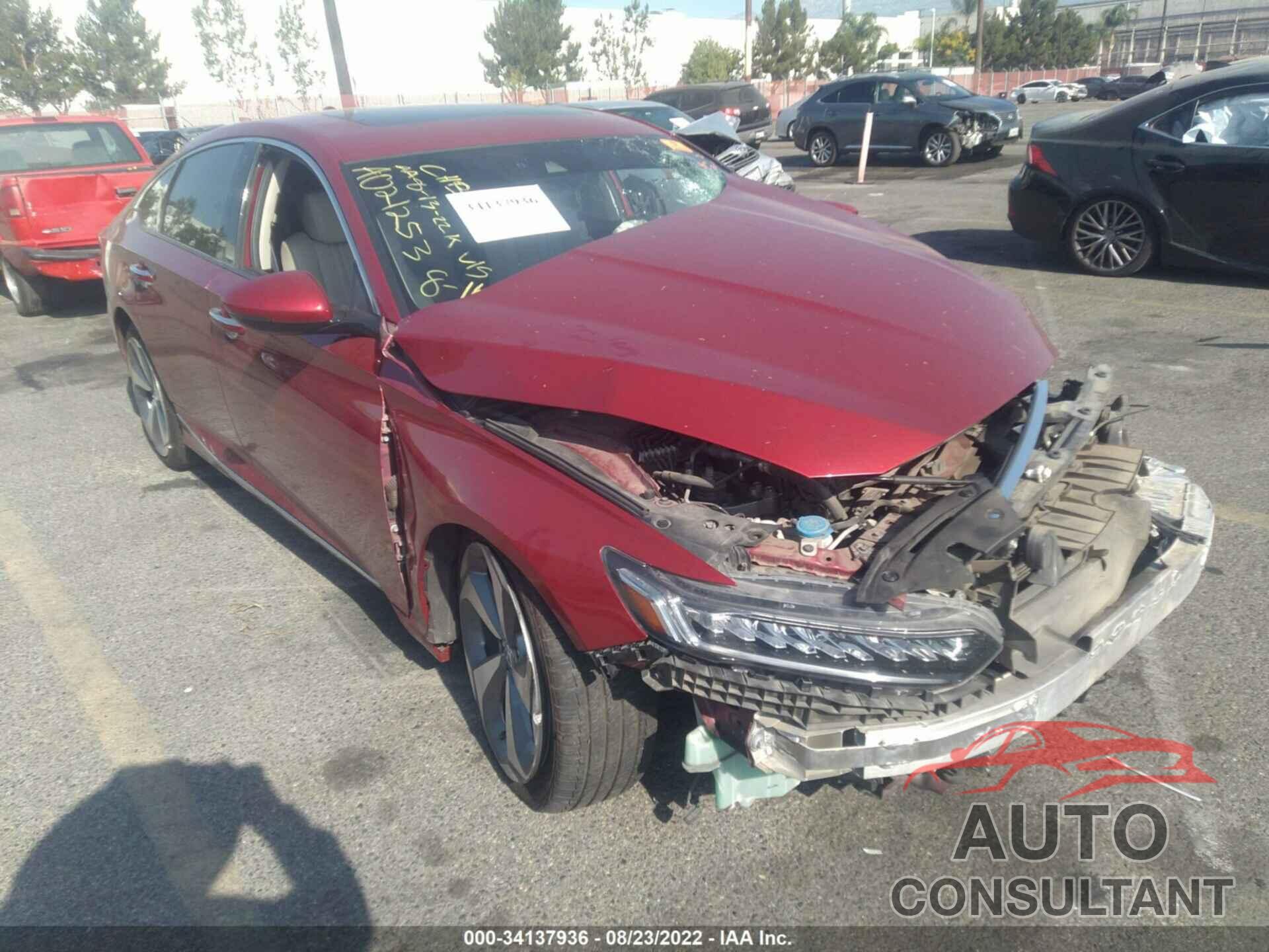 HONDA ACCORD SEDAN 2019 - 1HGCV2F92KA021253