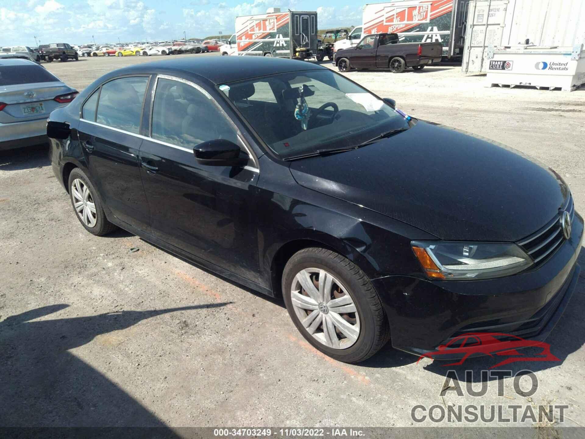 VOLKSWAGEN JETTA 2017 - 3VW2B7AJ7HM320960