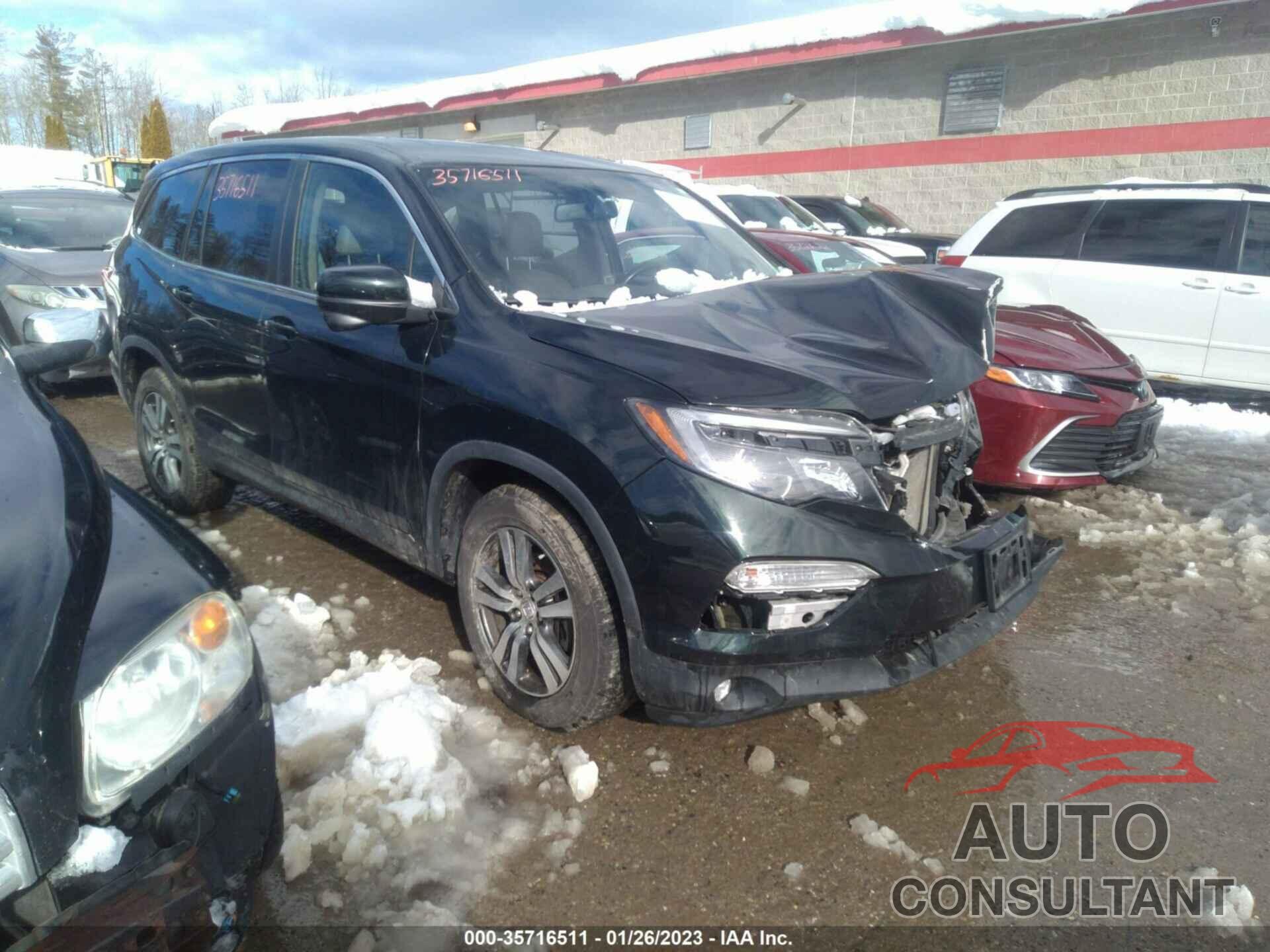 HONDA PILOT 2017 - 5FNYF6H55HB027941