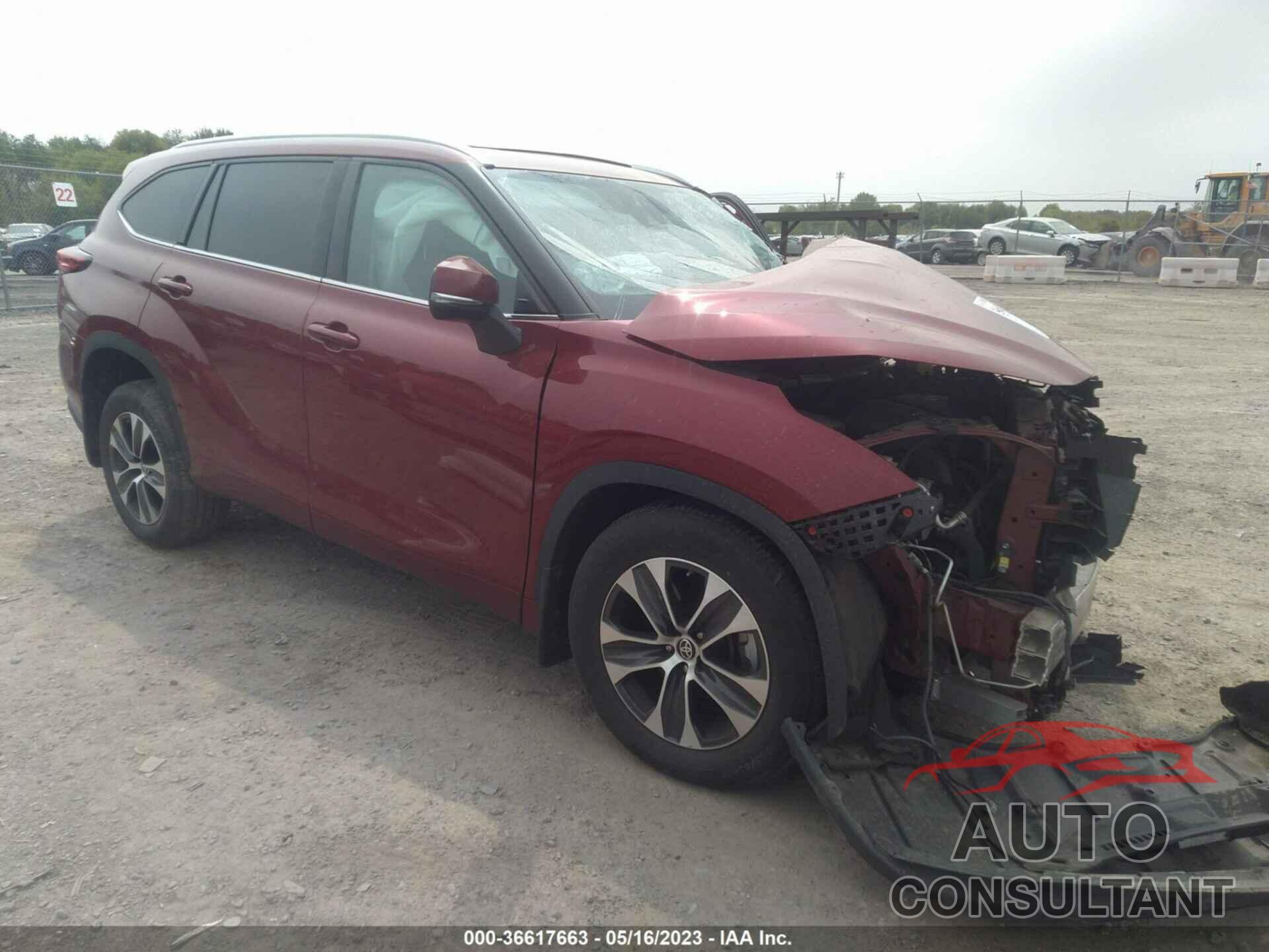 TOYOTA HIGHLANDER 2020 - 5TDHZRBH5LS003770