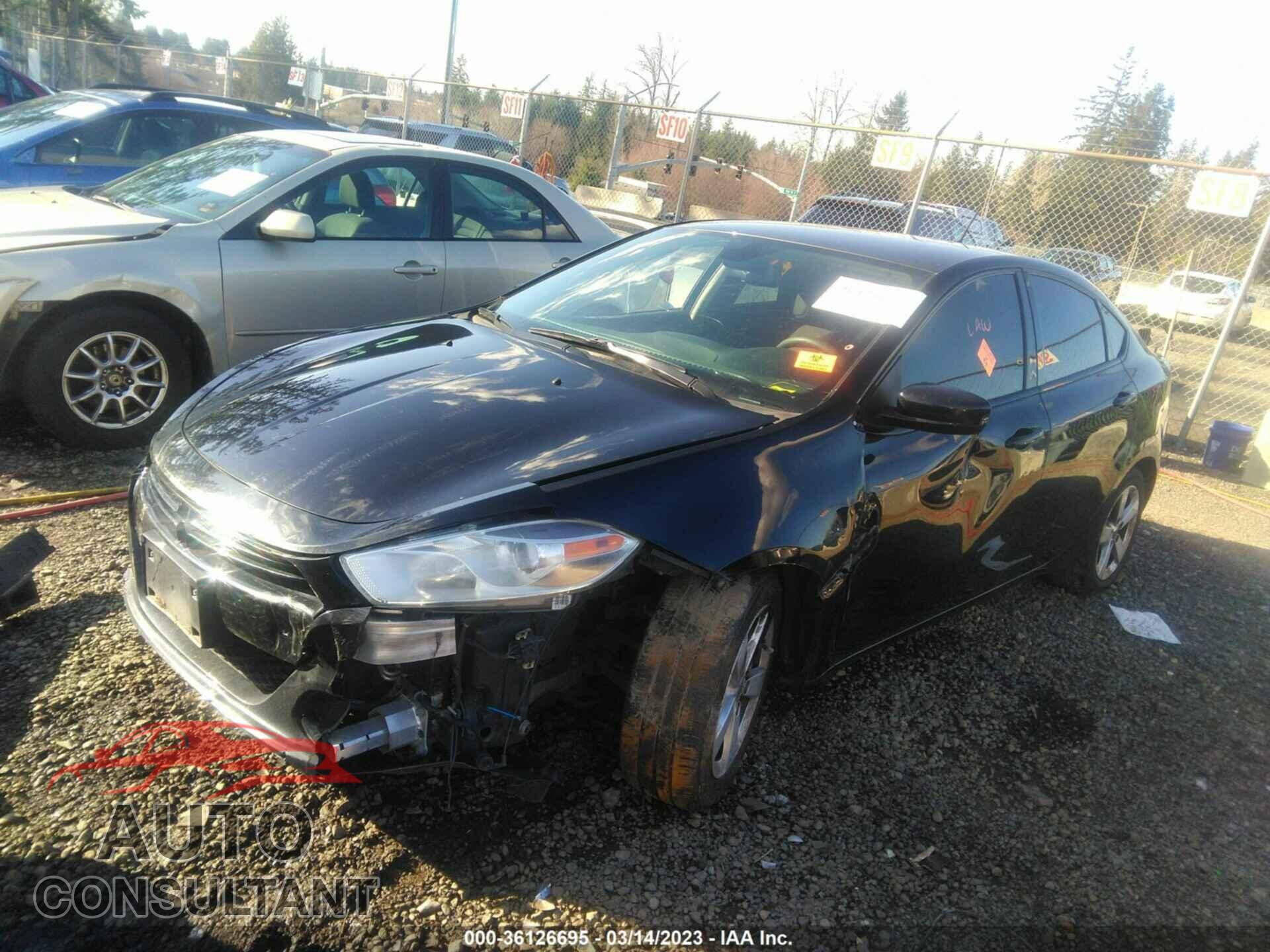 DODGE DART 2016 - 1C3CDFFA9GD821948