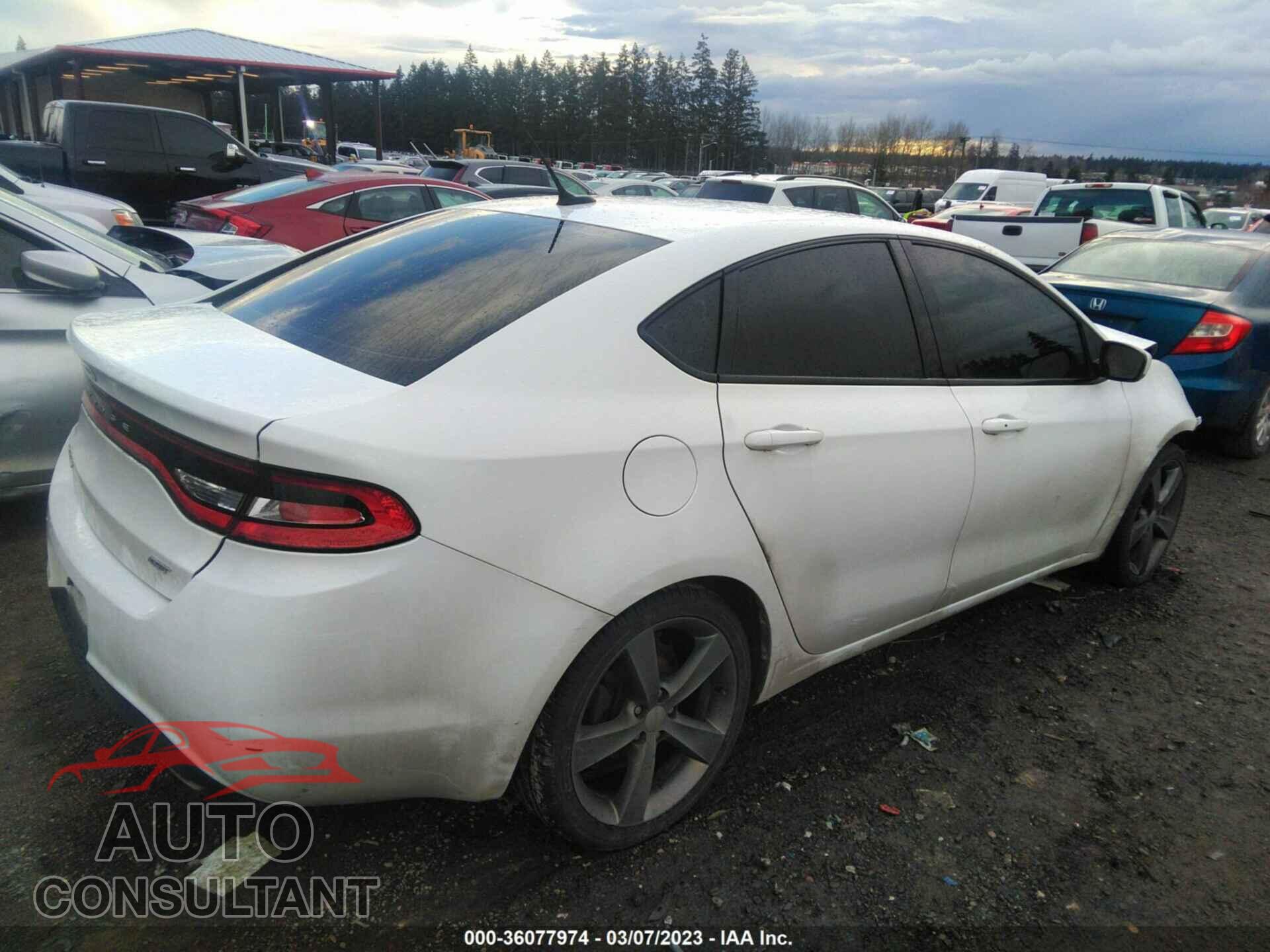 DODGE DART 2015 - 1C3CDFEB4FD266609