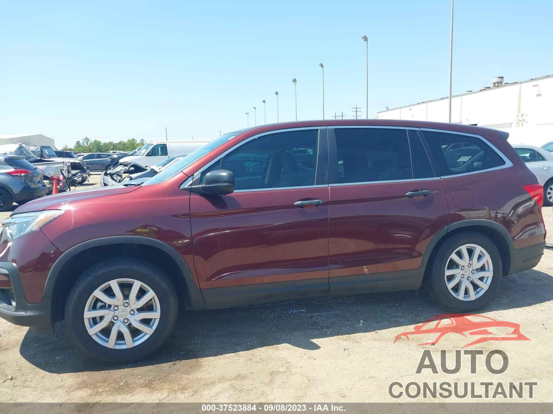 HONDA PILOT 2019 - 5FNYF5H11KB013212