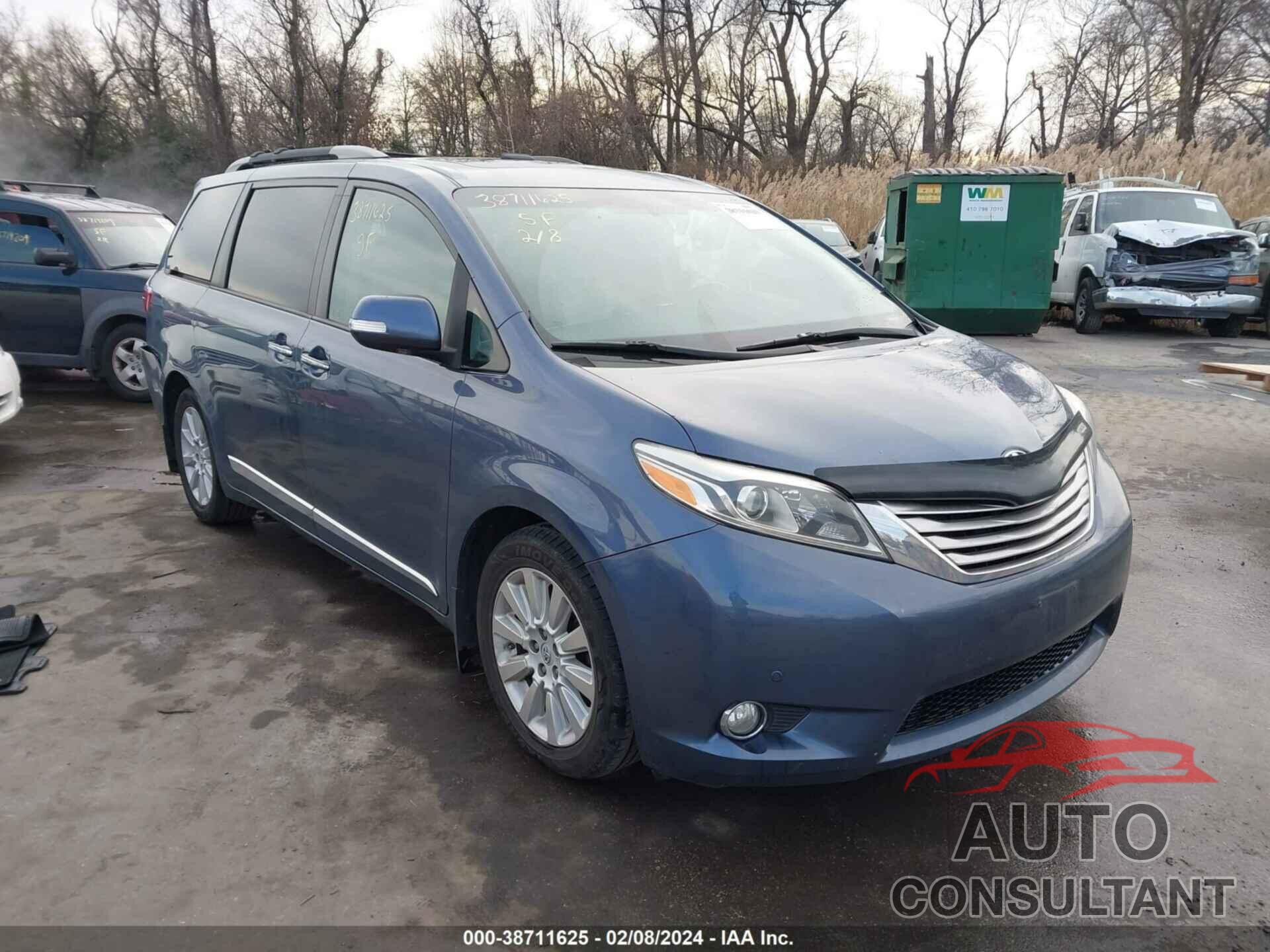 TOYOTA SIENNA 2016 - 5TDYK3DC8GS758663