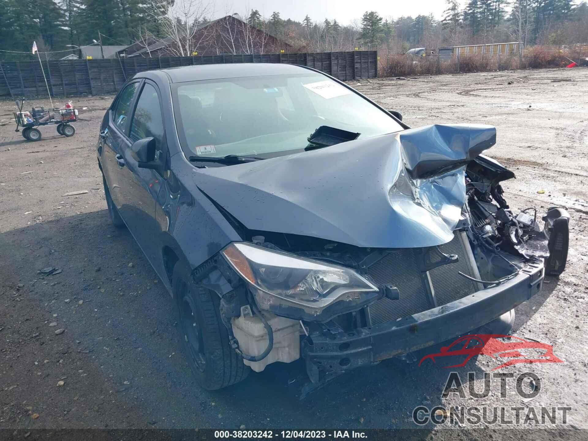 TOYOTA COROLLA 2016 - 2T1BURHE2GC739341