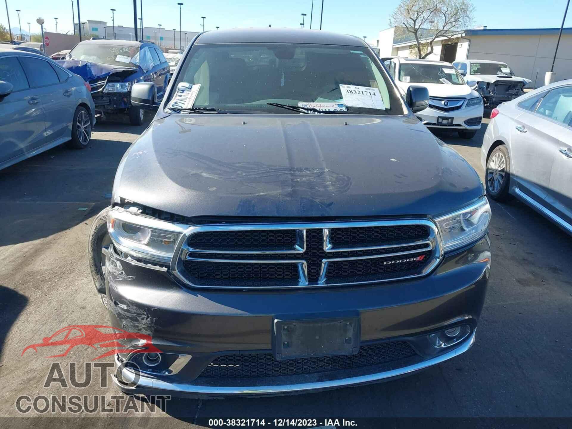 DODGE DURANGO 2017 - 1C4RDHAG2HC743677