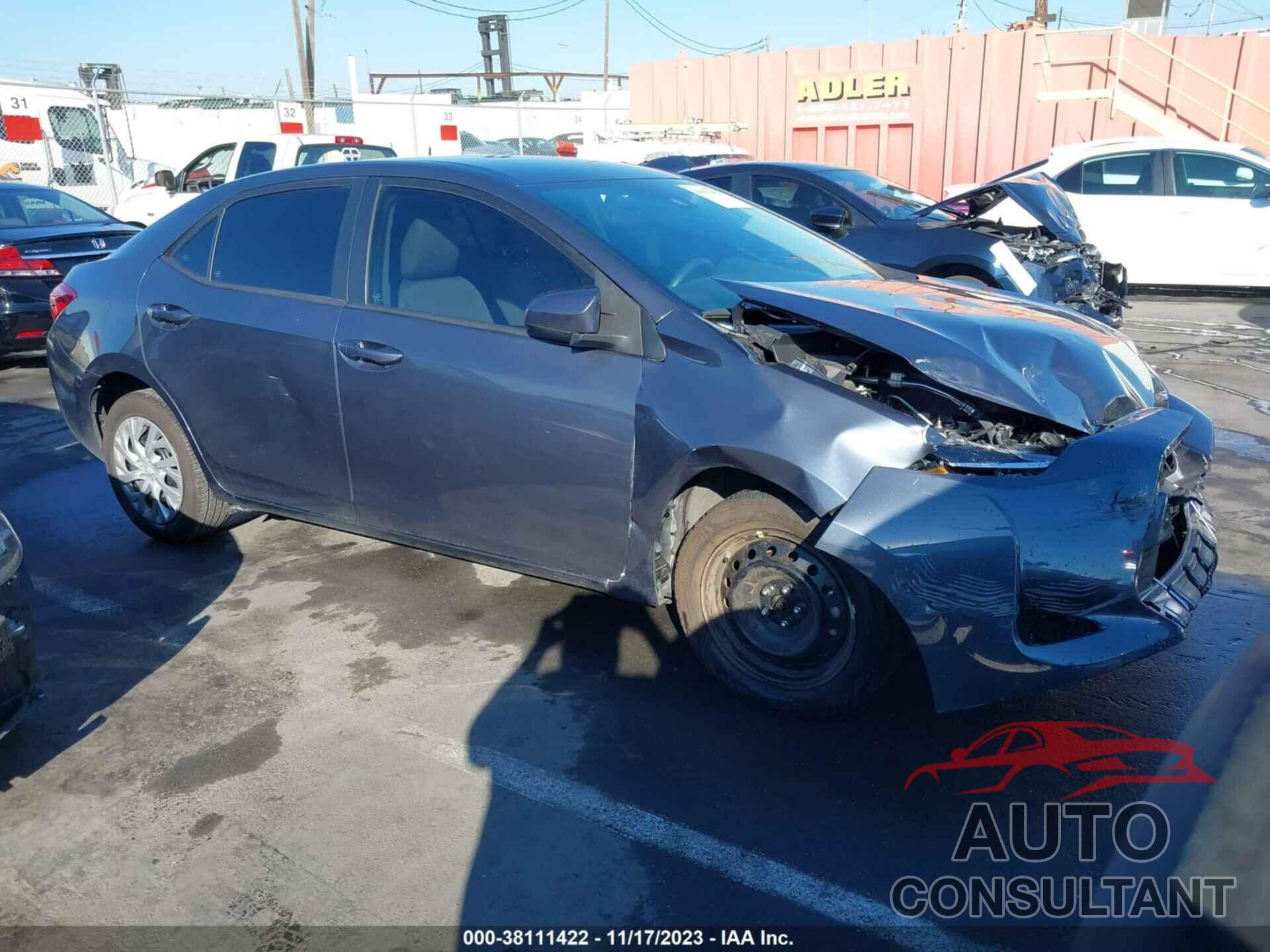 TOYOTA COROLLA 2019 - 5YFBURHE2KP912364