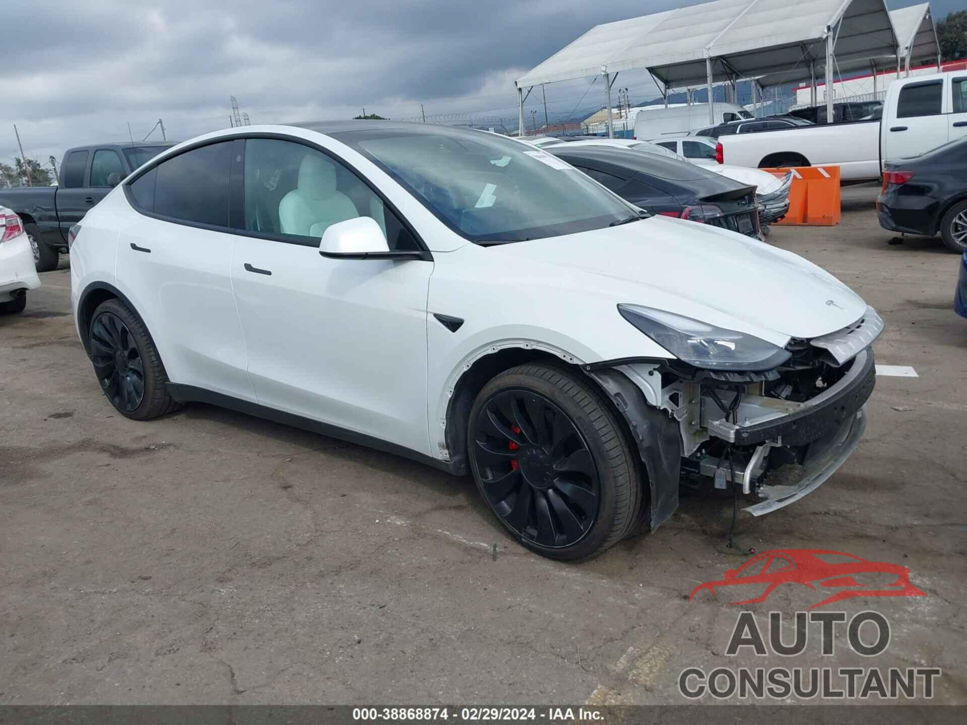 TESLA MODEL Y 2022 - 7SAYGDEF5NF444344