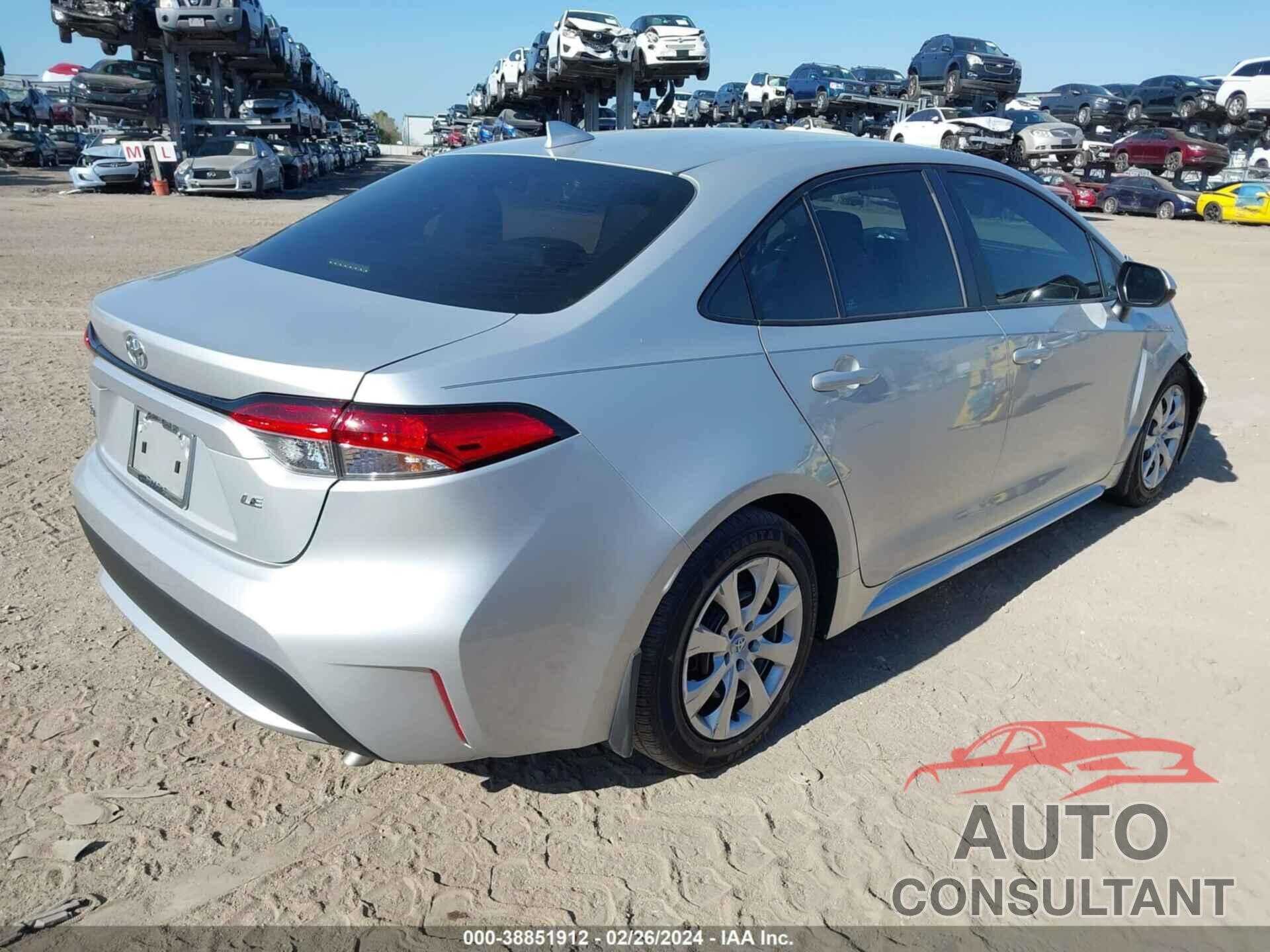 TOYOTA COROLLA 2021 - 5YFEPMAE4MP152569