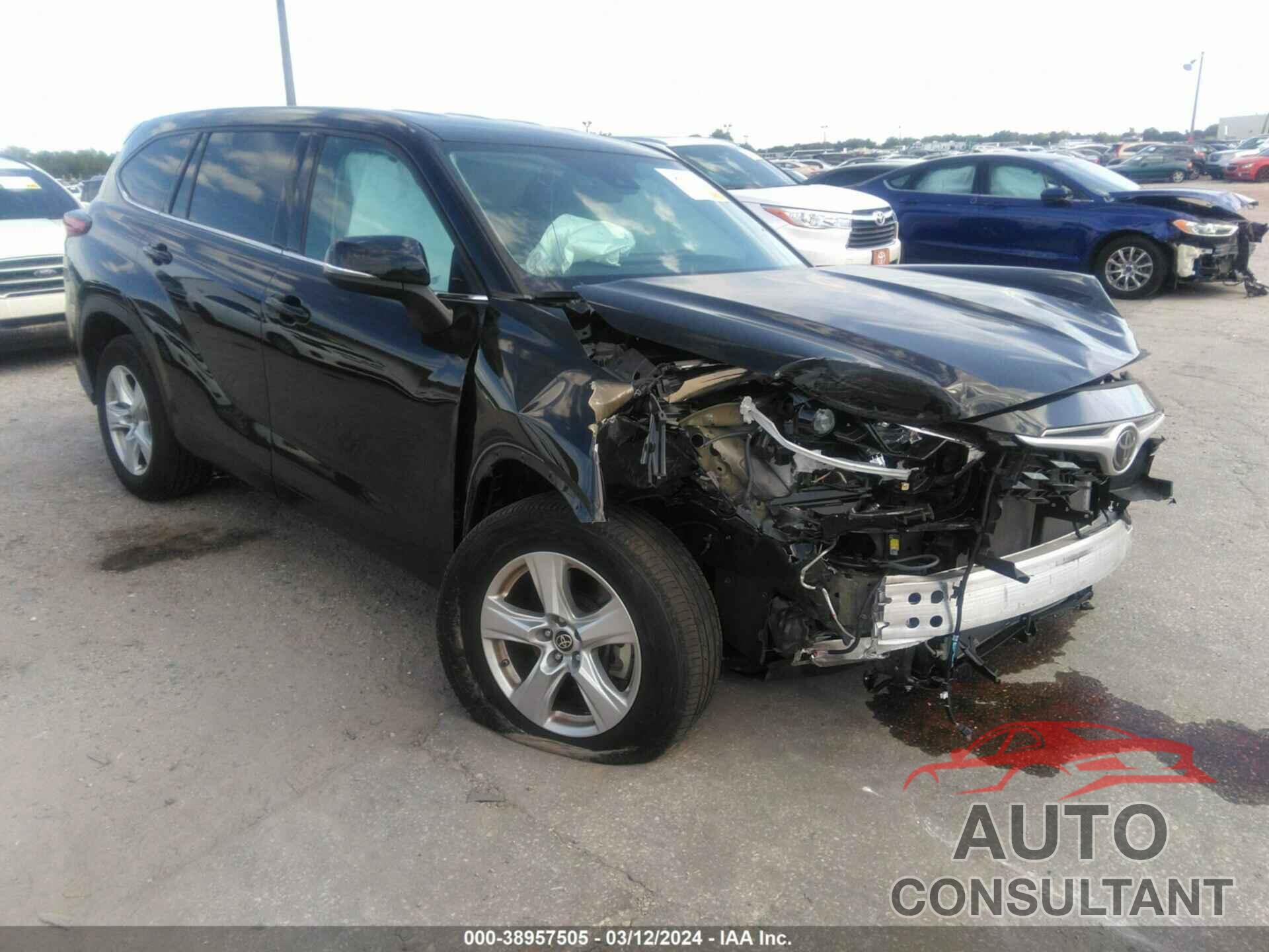 TOYOTA HIGHLANDER 2021 - 5TDCZRAH7MS535681