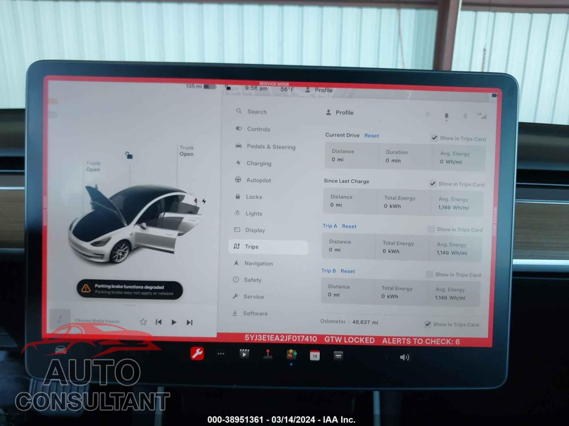 TESLA MODEL 3 2018 - 5YJ3E1EA2JF017410